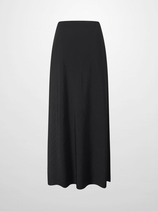 Crinkle Skirt 37"-Black