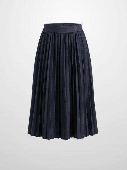 PLEATED SKIRT 24" -NAVY