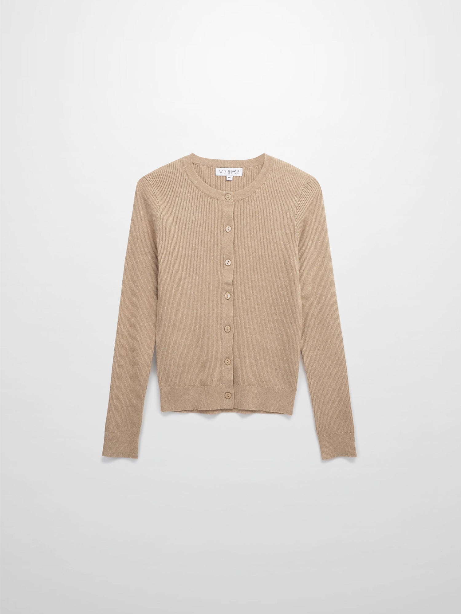 Lurex Ribbed Sweater-Neutral