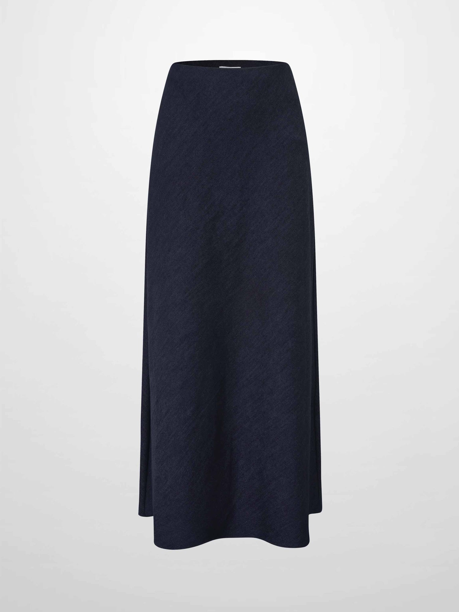 Classic Denim Skirt 37"-Dark Blue
