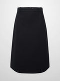 Basic A-Line Skirt-Black