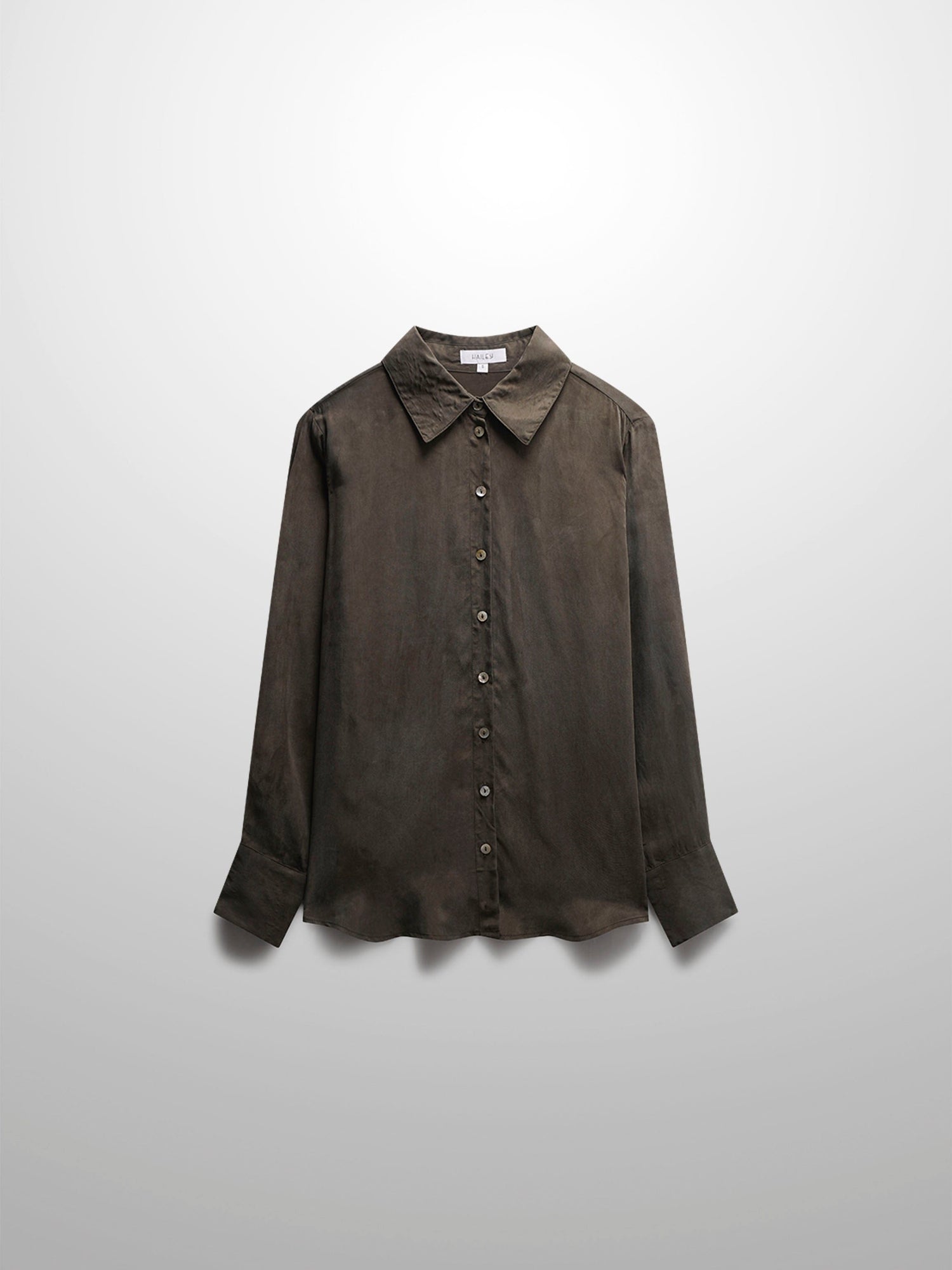 Cupro Blouse-Olive