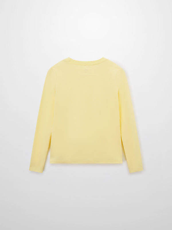 CLASSIC TEE LONG SLEEVE-PALE YELLOW