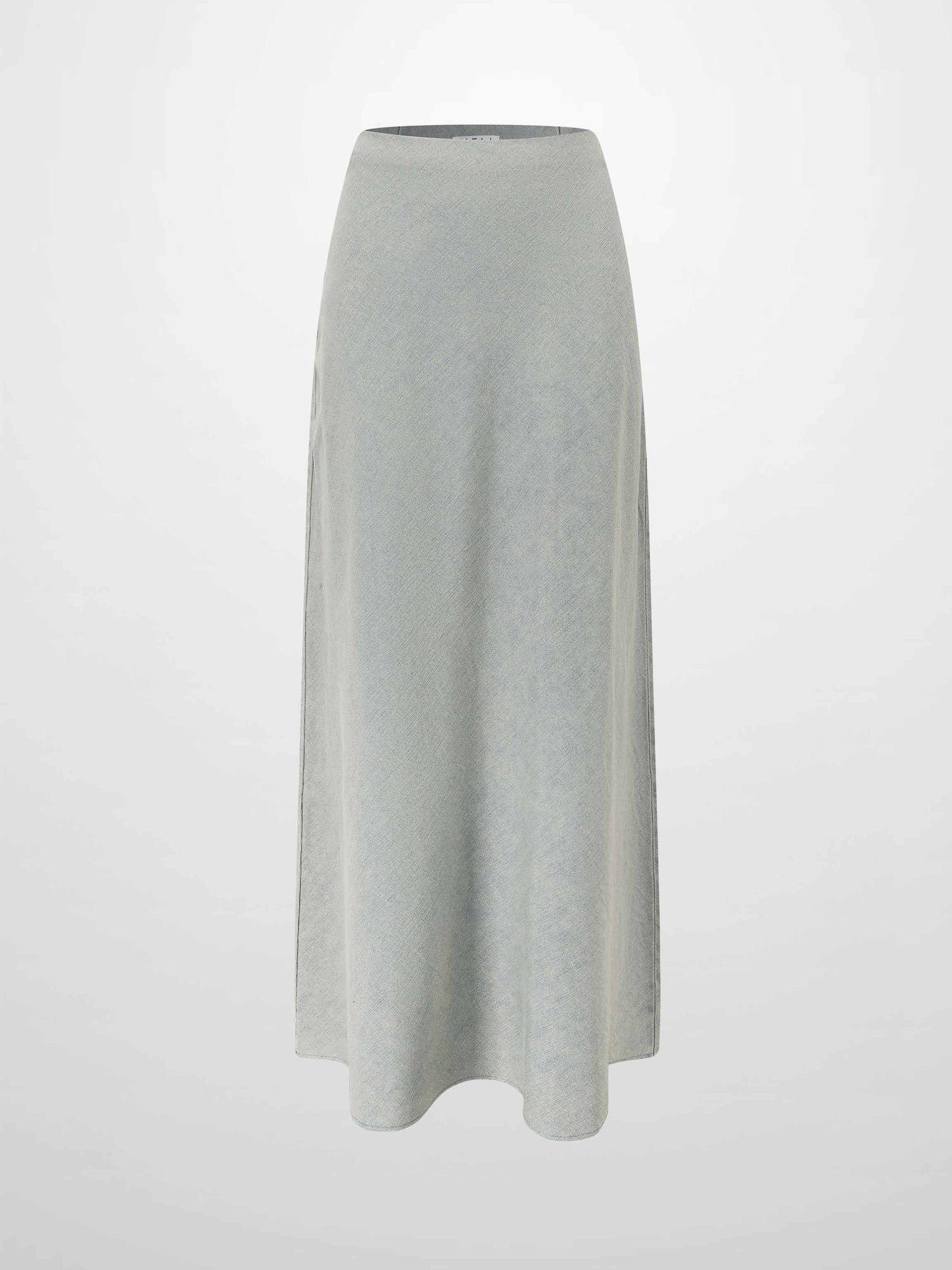 Classic Denim Skirt 37"-Light Blue