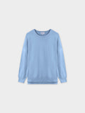 Oversized Lightweight Sweater-Light Blue