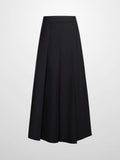 Lux Satin Pleated Skirt 37