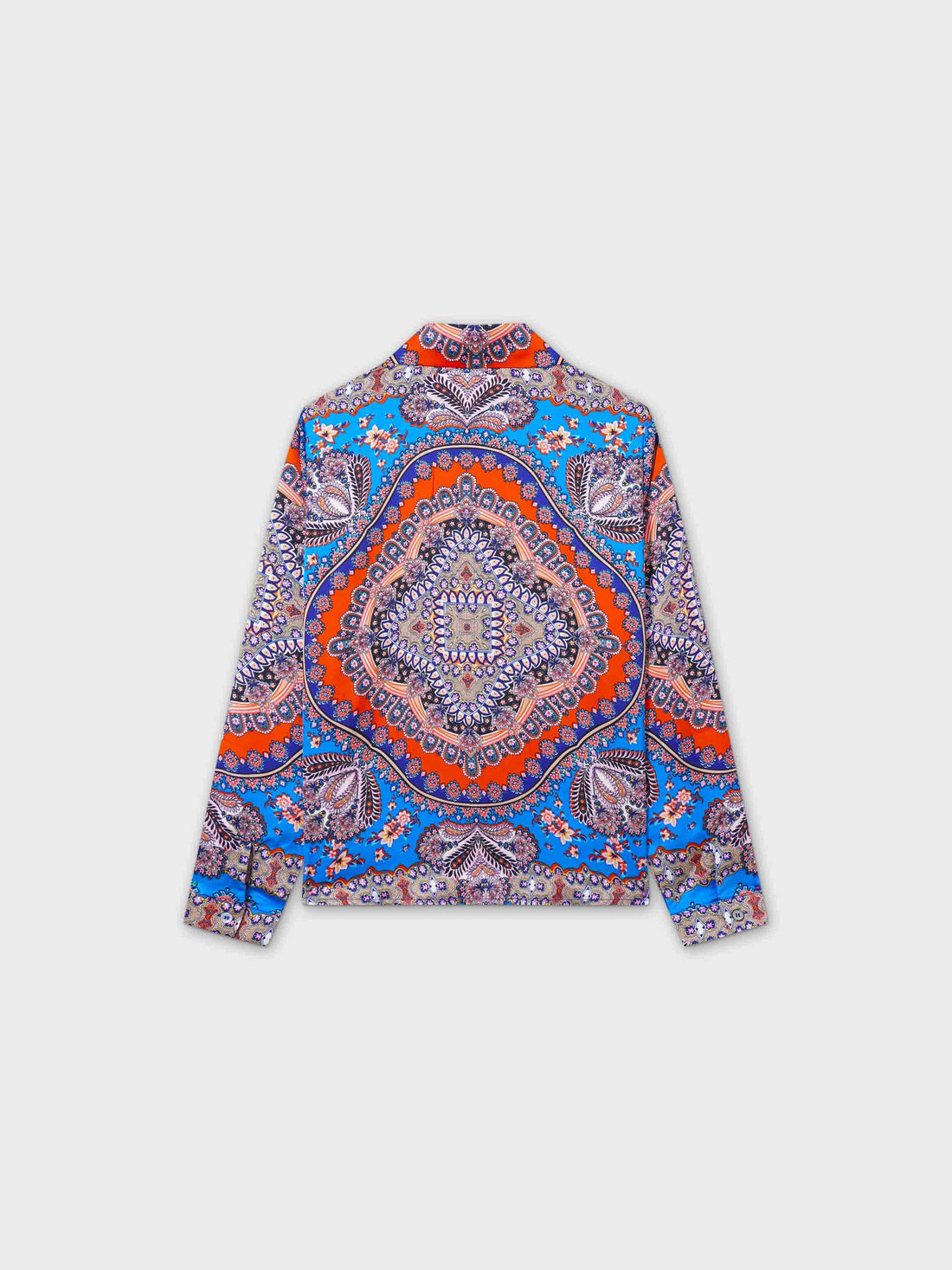 Printed Blouse-Spirograph Paisley