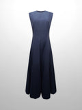 Taffeta Bubble Jumper-Navy