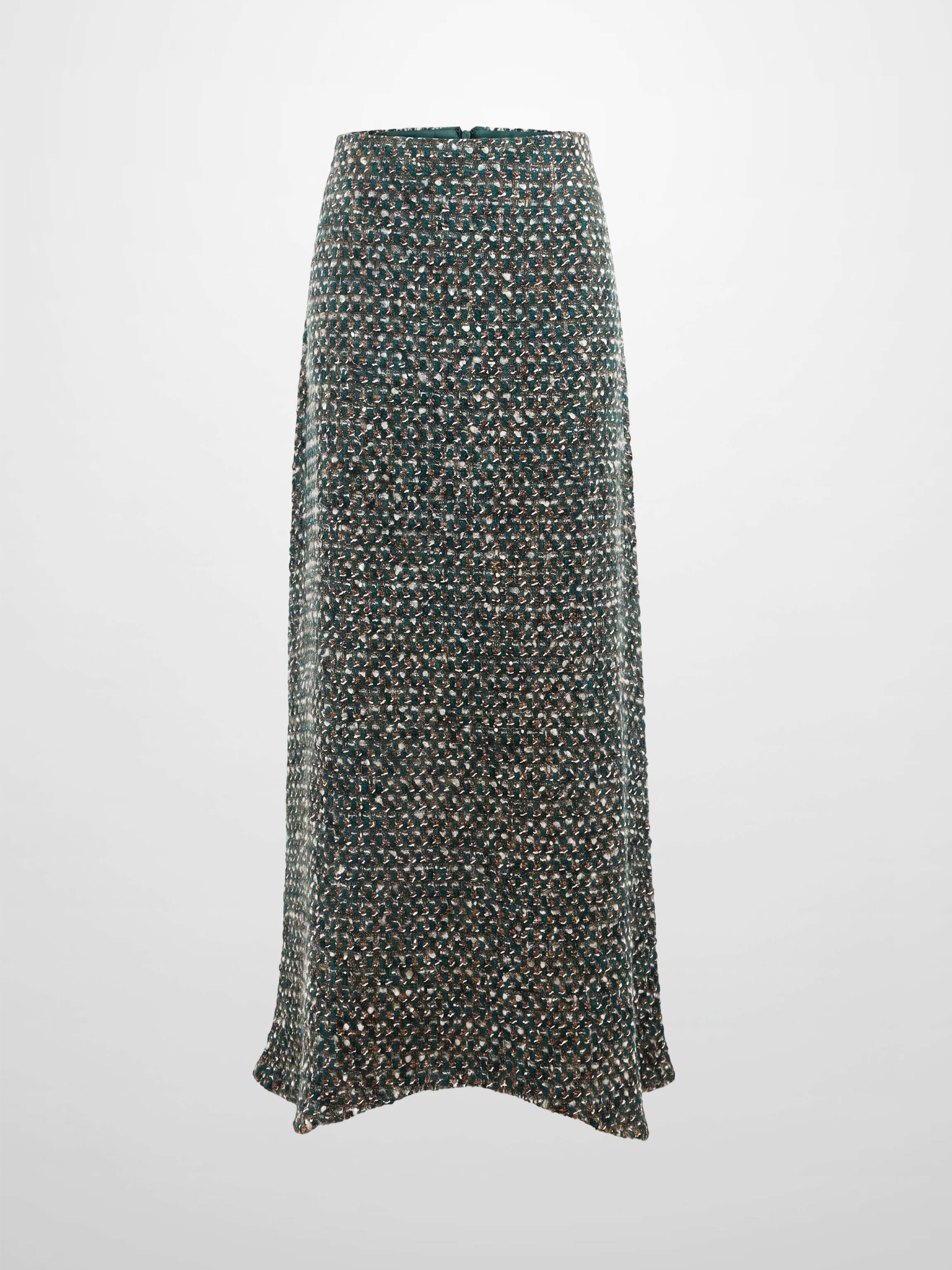 Aline High Low Skirt - Teal