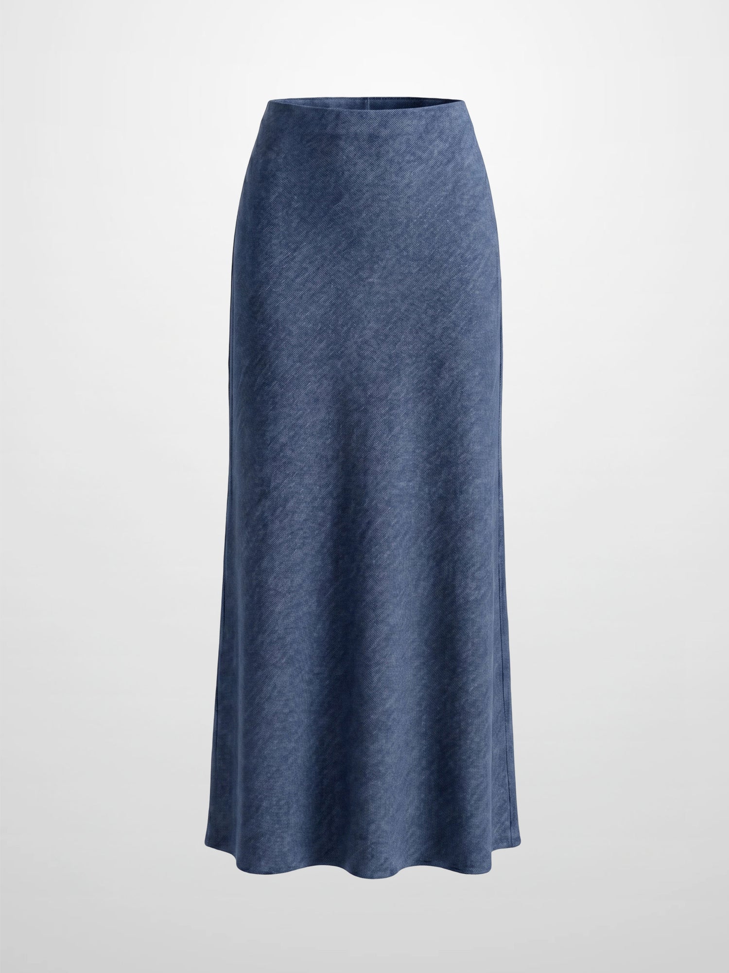 Classic Denim Skirt 37"-Medium Blue