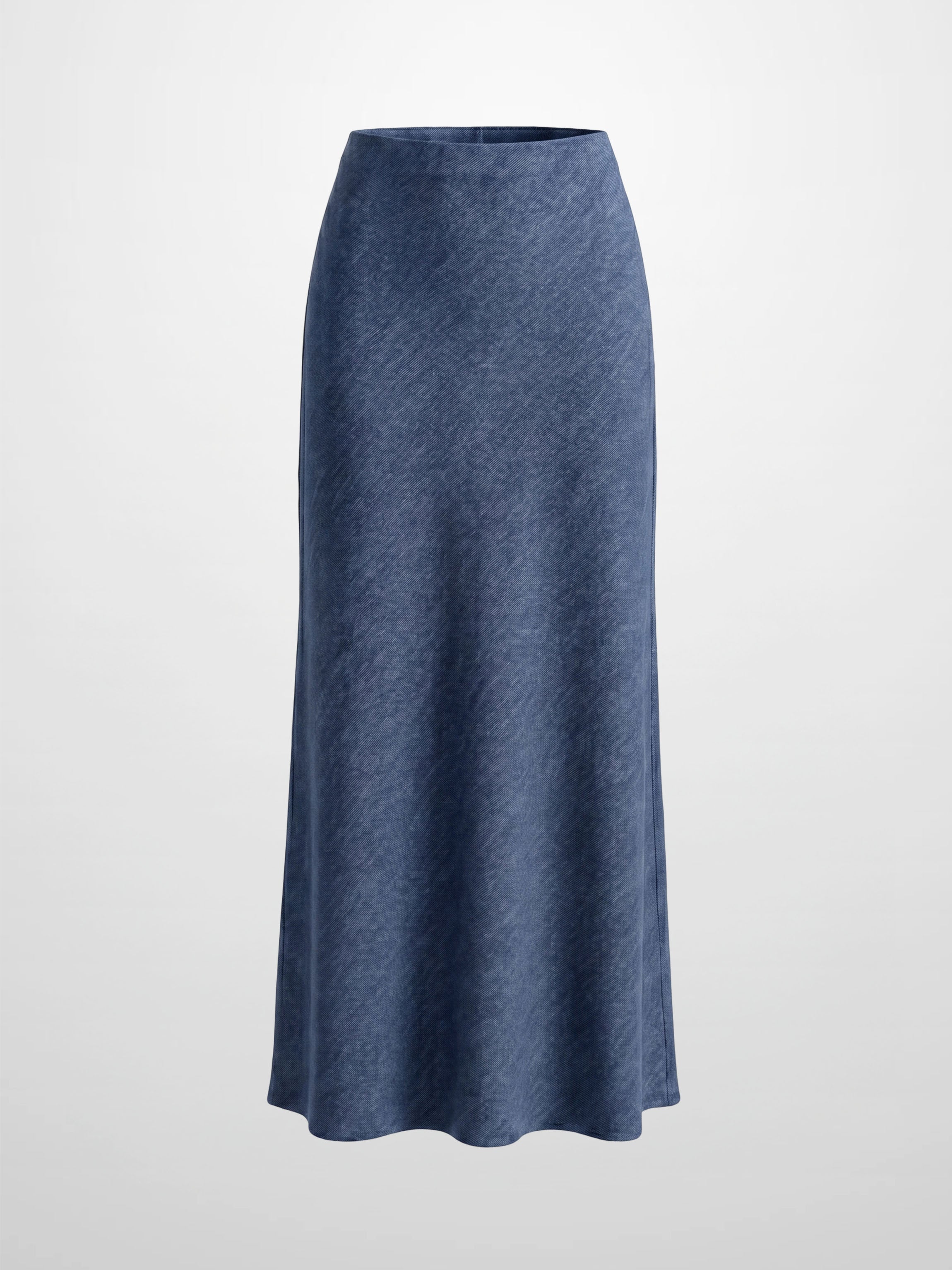 Classic Denim Skirt 37"-Medium Blue