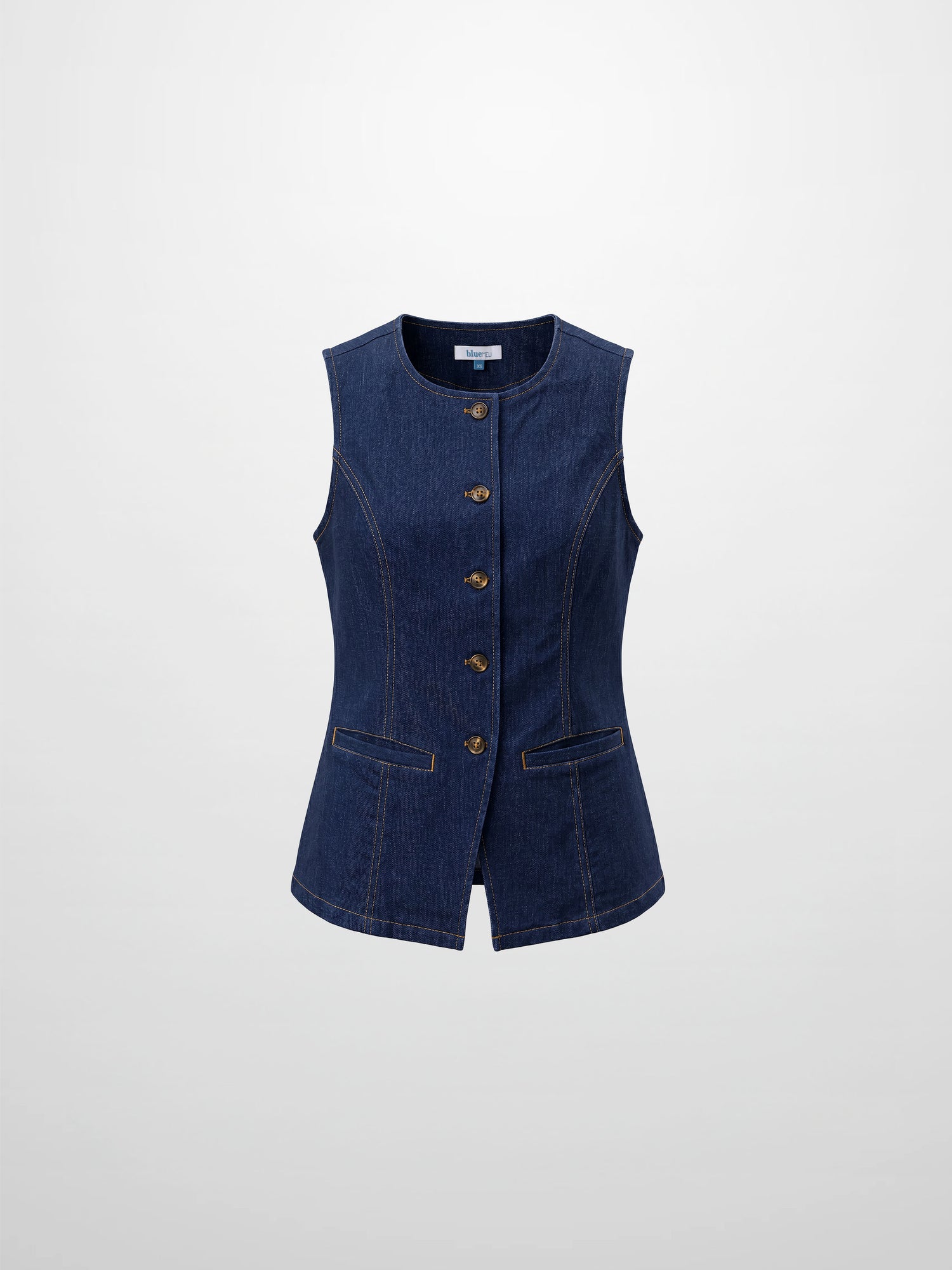 Denim Vest - Dark Blue