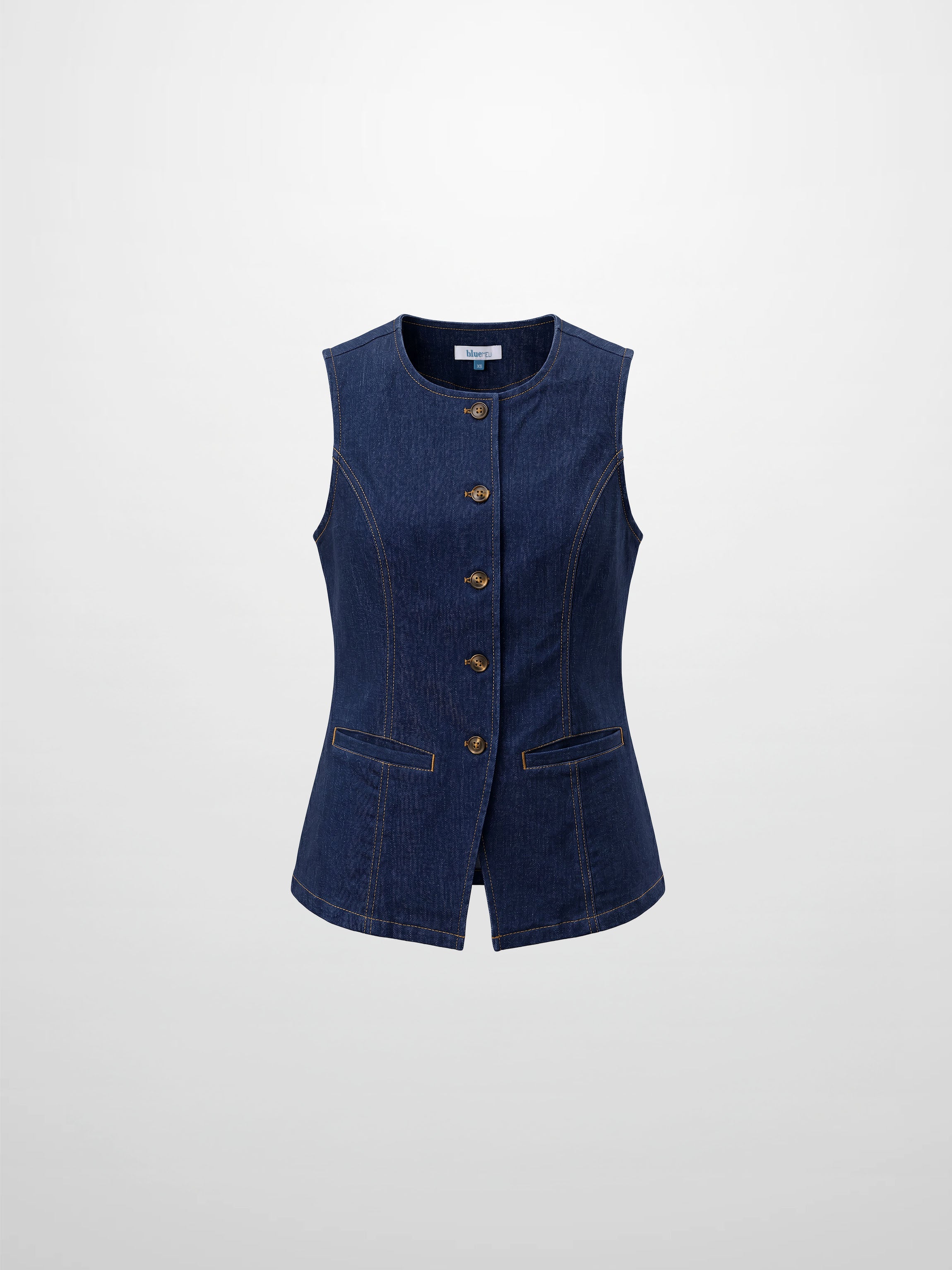 Denim Vest - Dark Blue