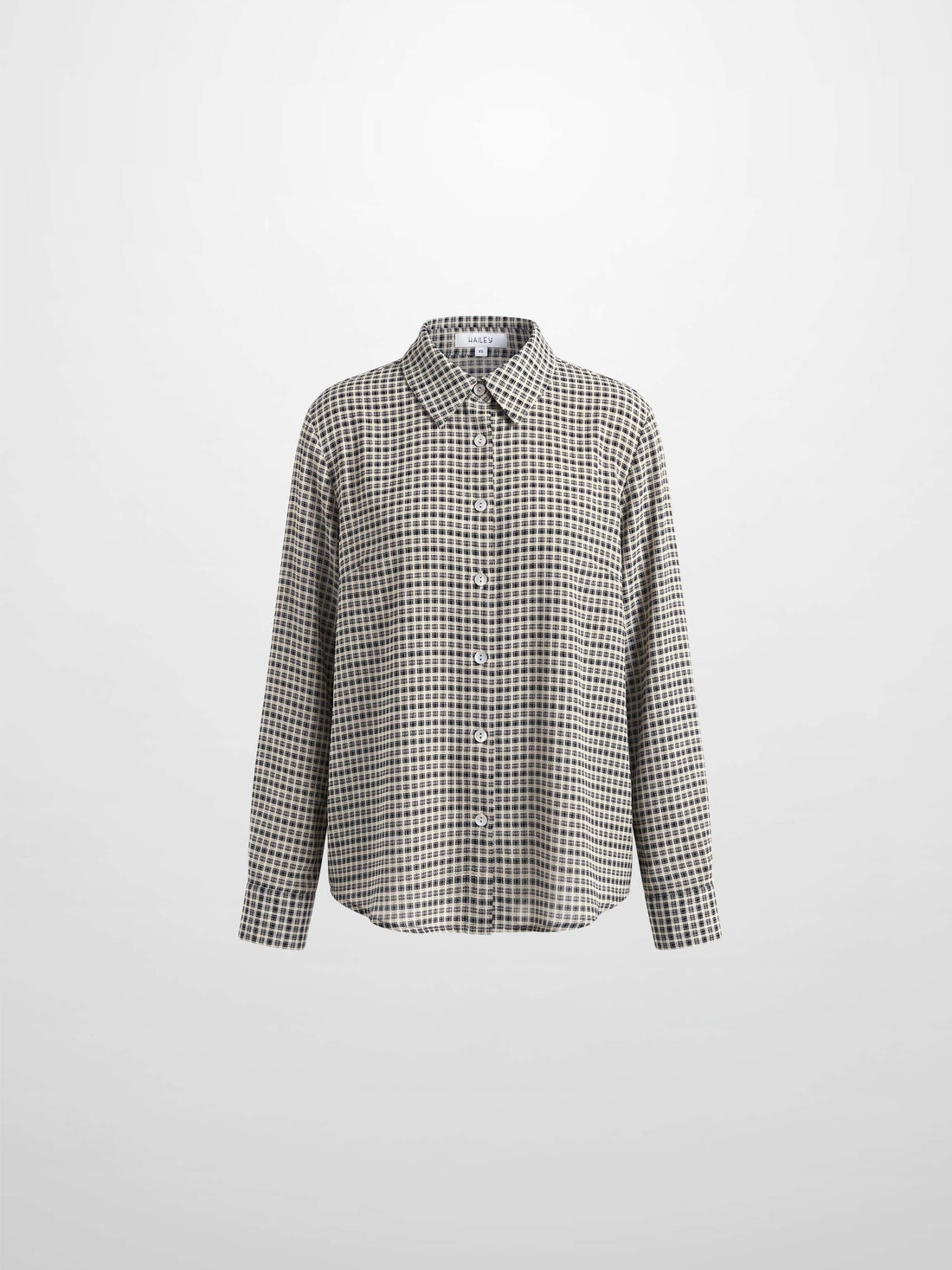 Plaid Blouse - Black Plaid
