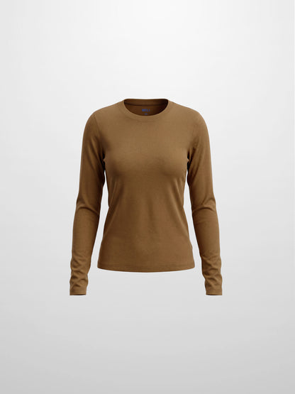 CLASSIC TEE LONG SLEEVE-MOCHA BROWN