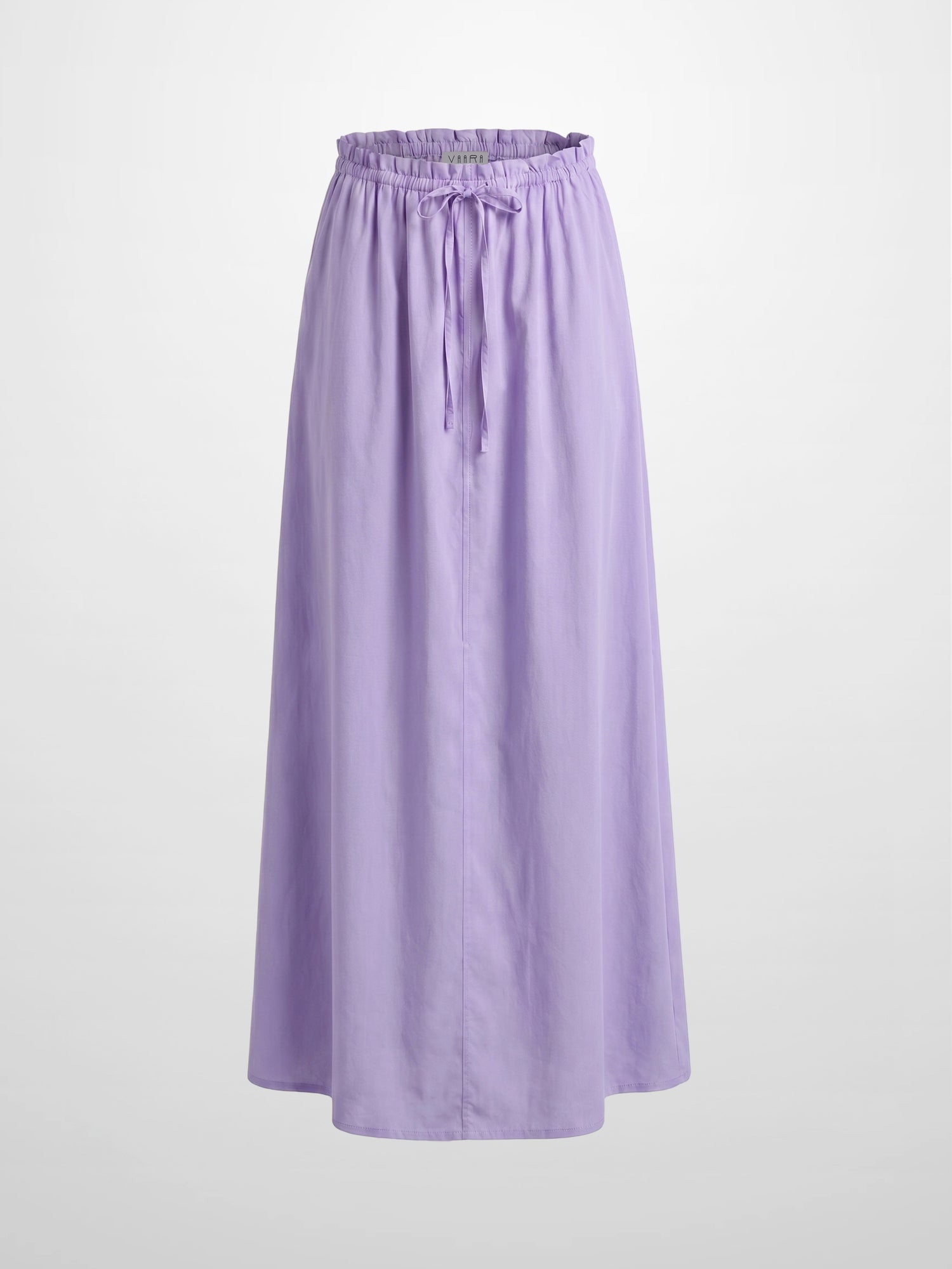 DRAWSTRING RUFFLE SKIRT-LAVENDER