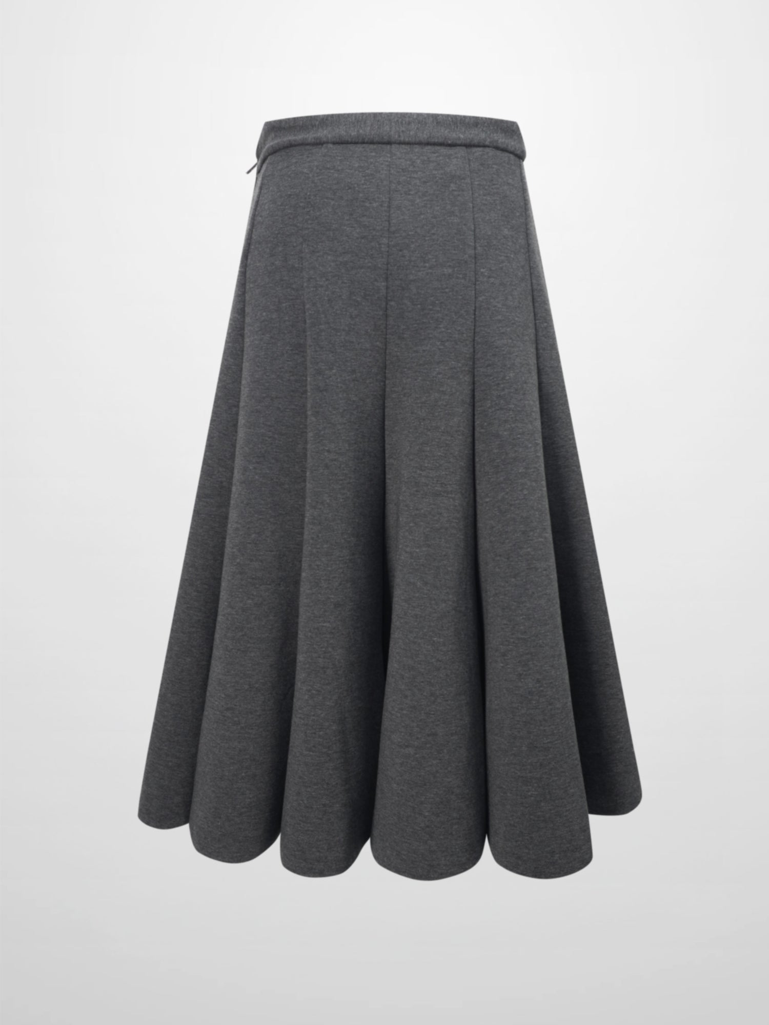 Short Flare Skirt 24&quot;-Grey