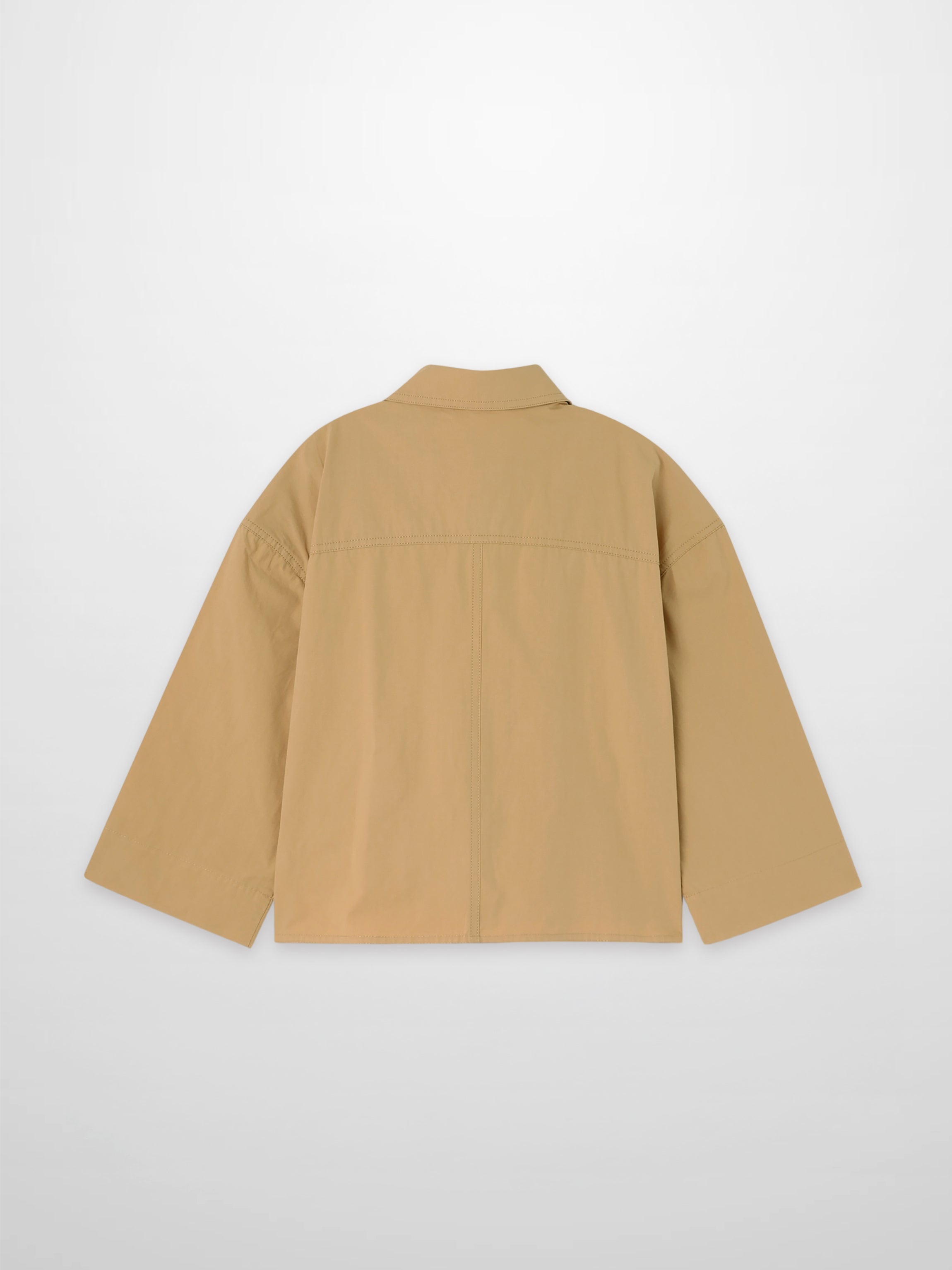 Cotton Crop Blouse-Sand