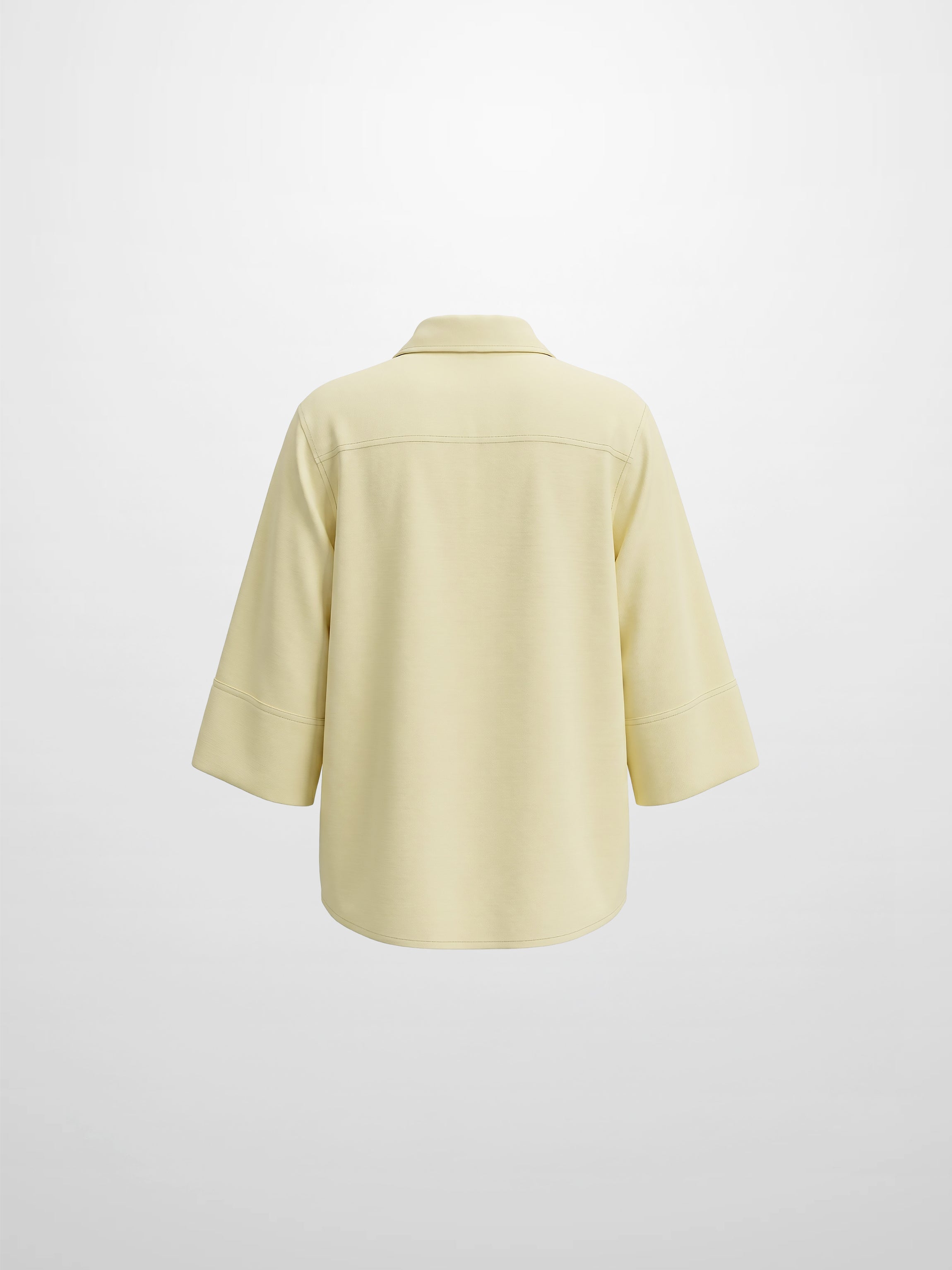Tie Back Blouse-Yellow