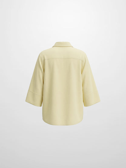 Tie Back Blouse-Yellow