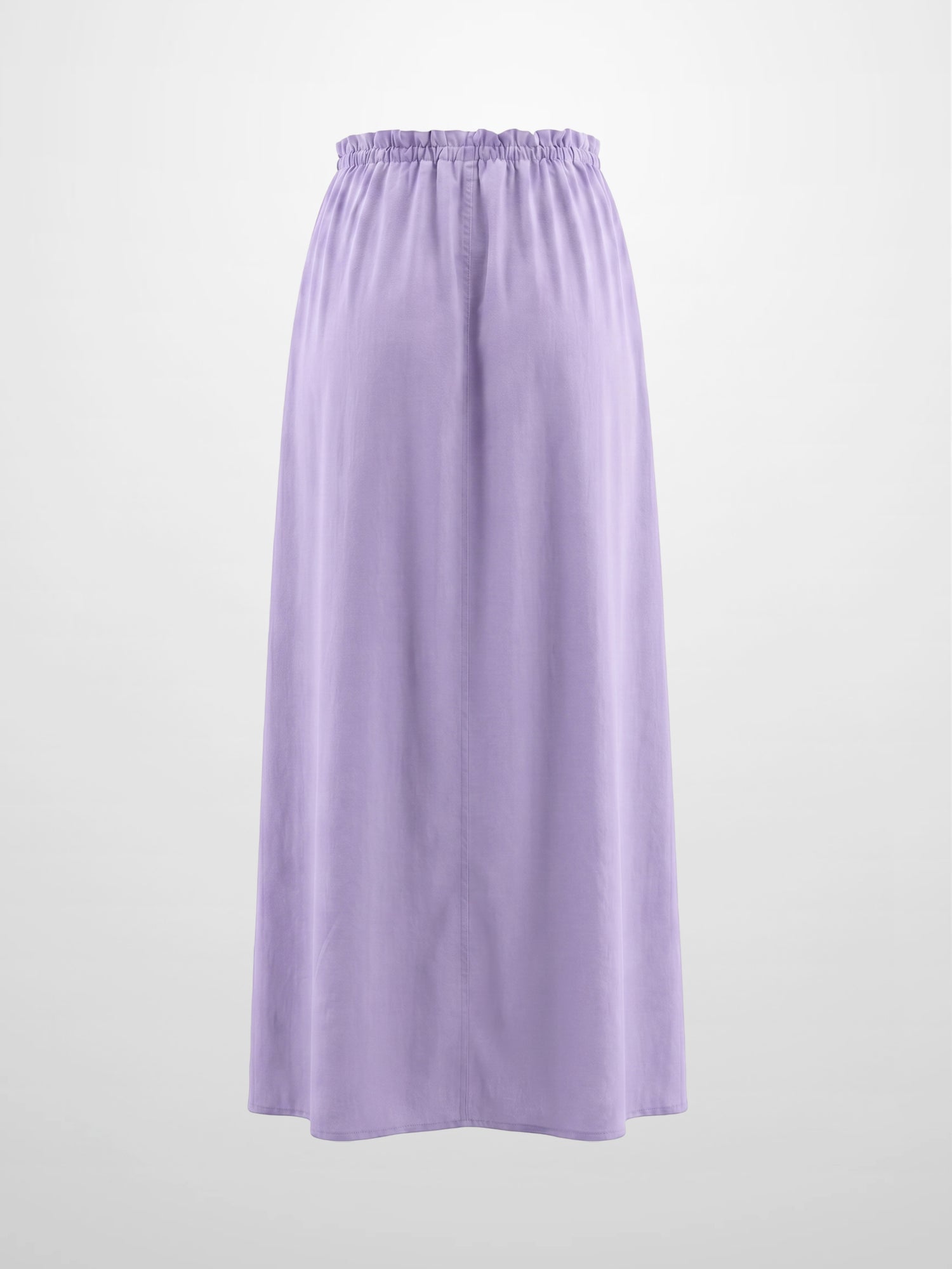DRAWSTRING RUFFLE SKIRT-LAVENDER