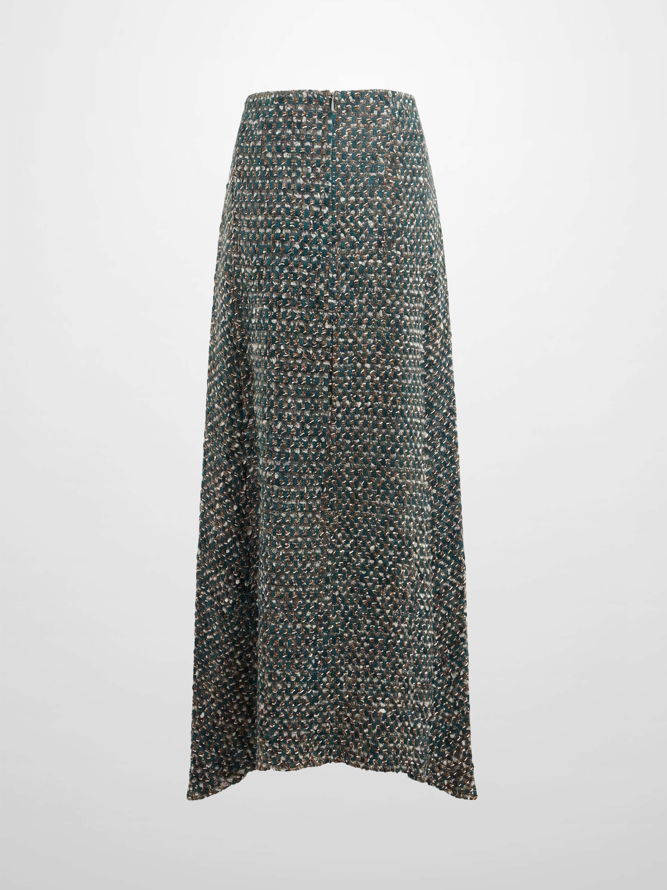 Aline High Low Skirt - Teal