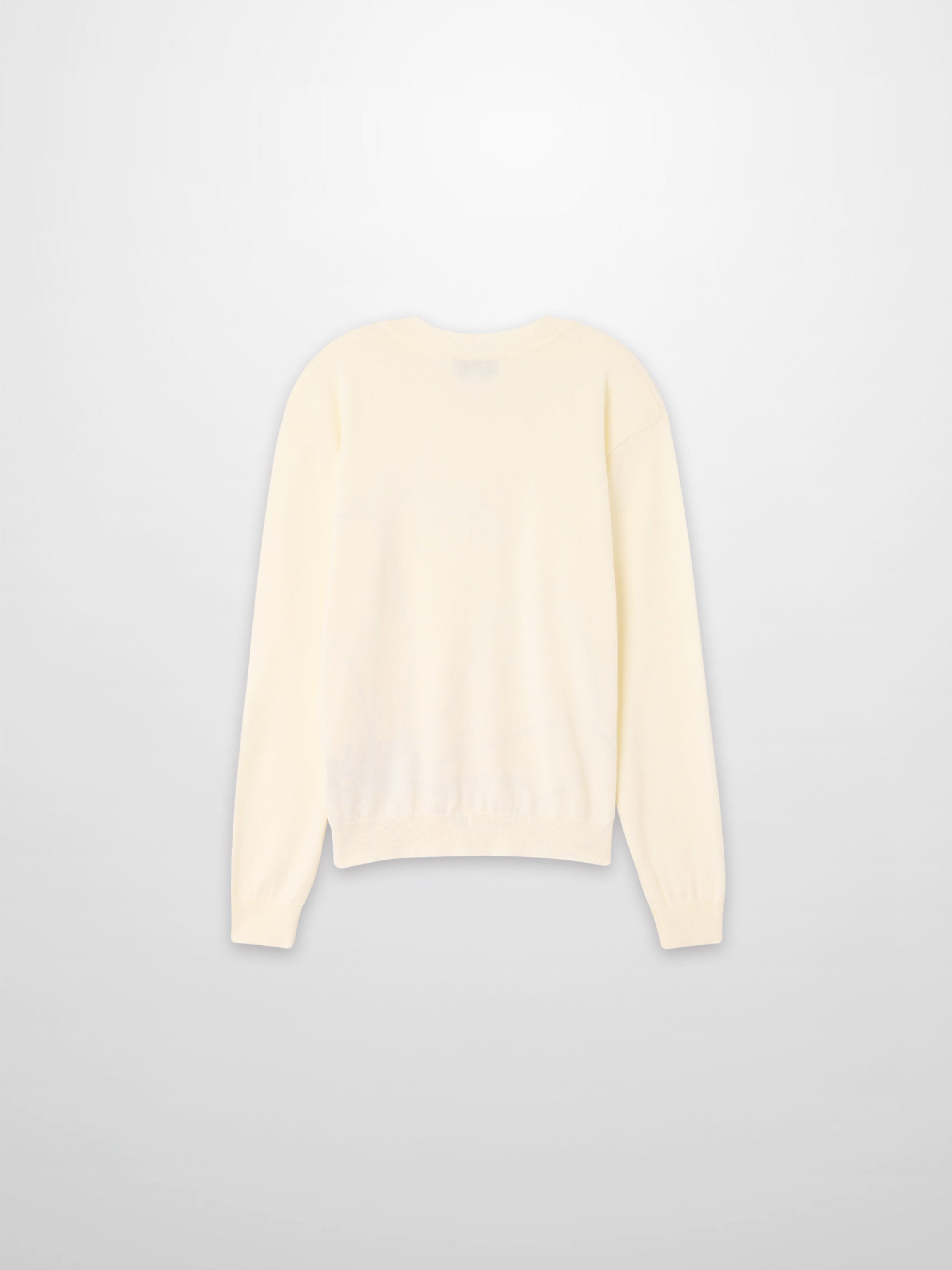 Printed High V Lightweight Sweater-Flower Burst