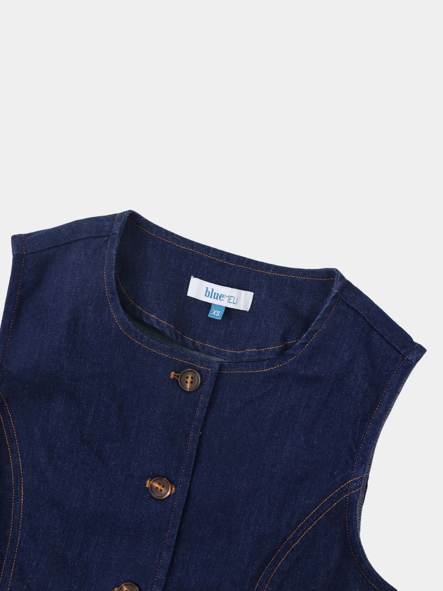 Denim Vest - Dark Blue