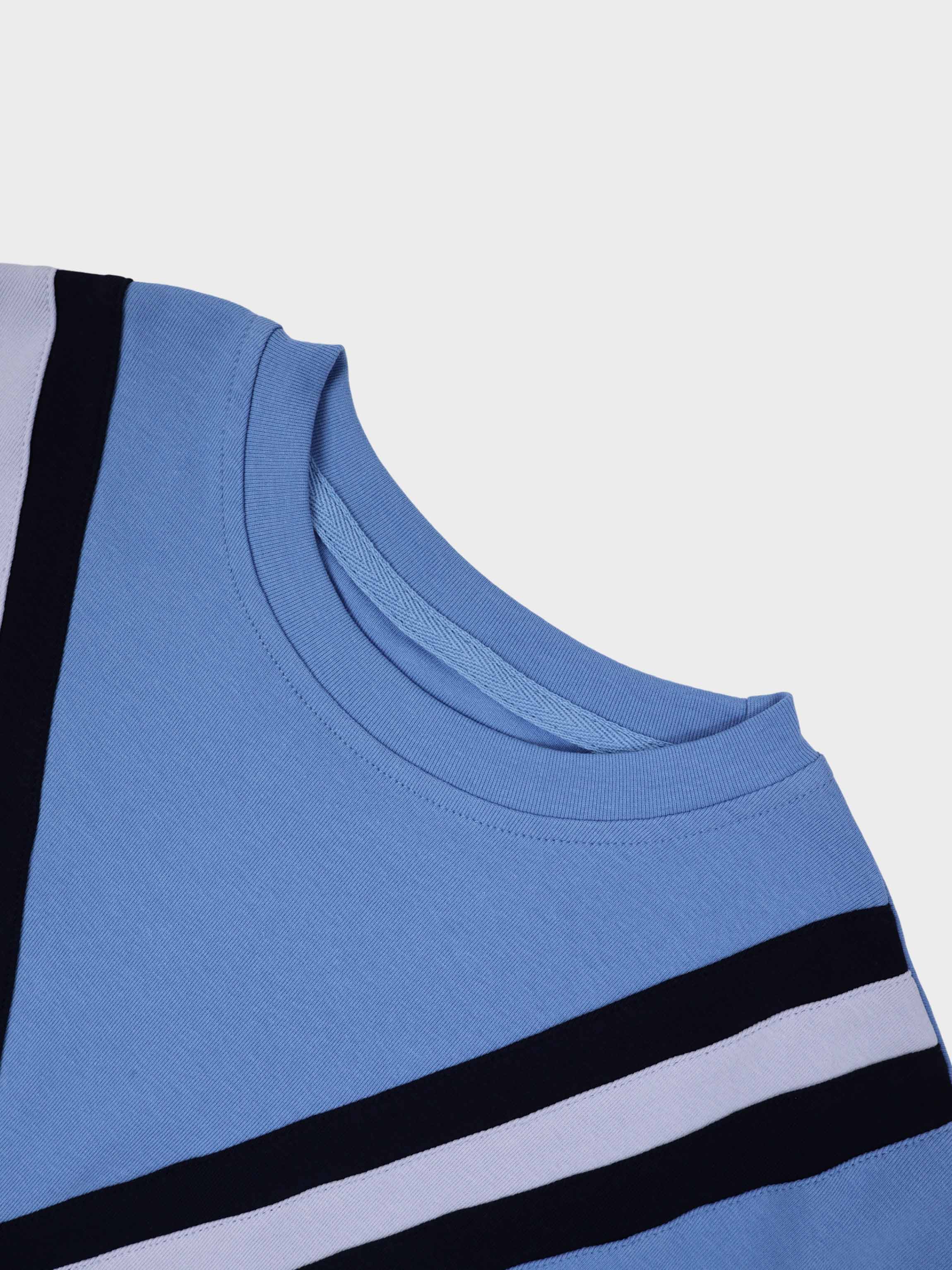 Varsity Bomber-Ocean Blue/Navy