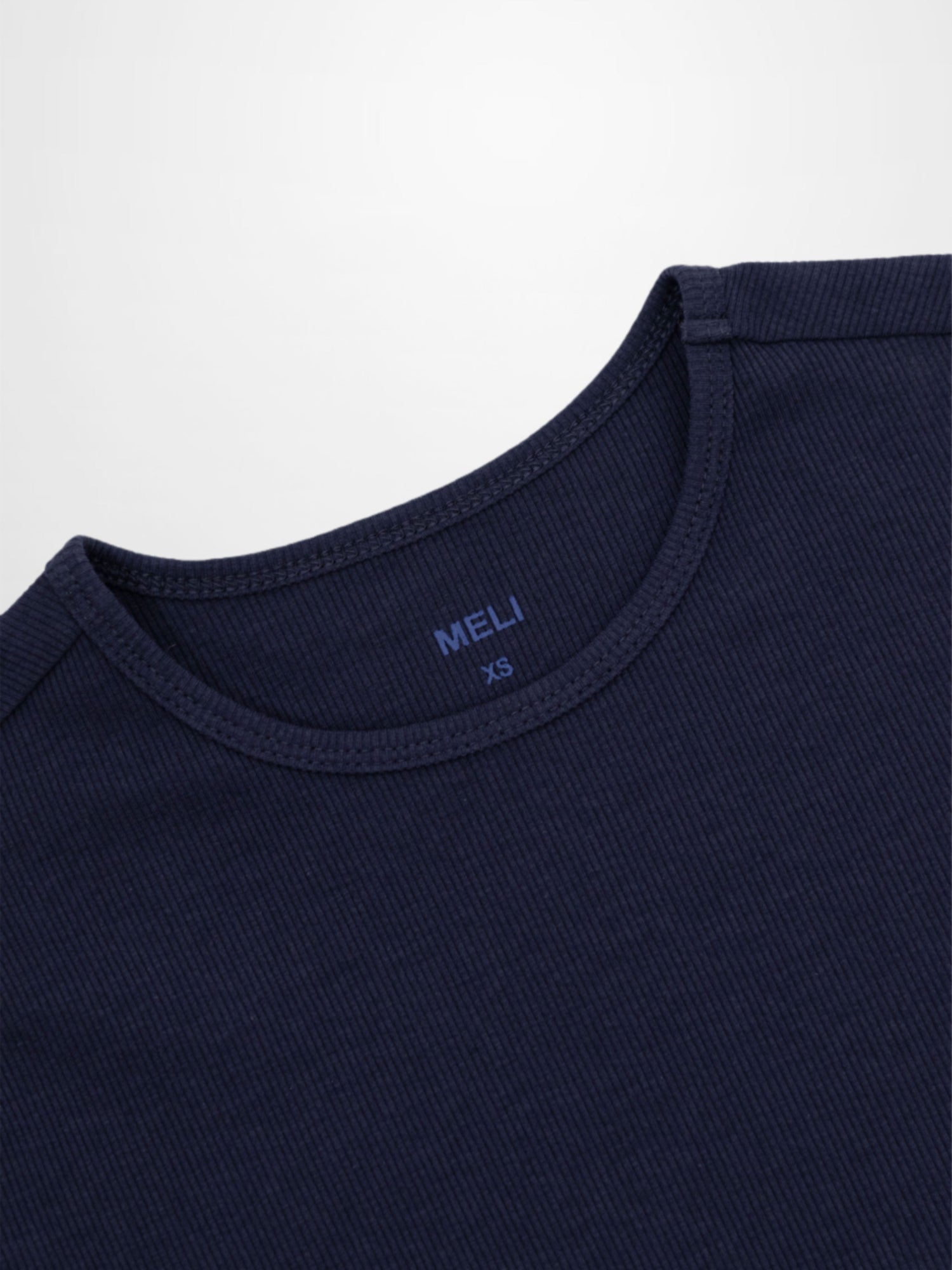 Ribbed Crew Bomber-Navy