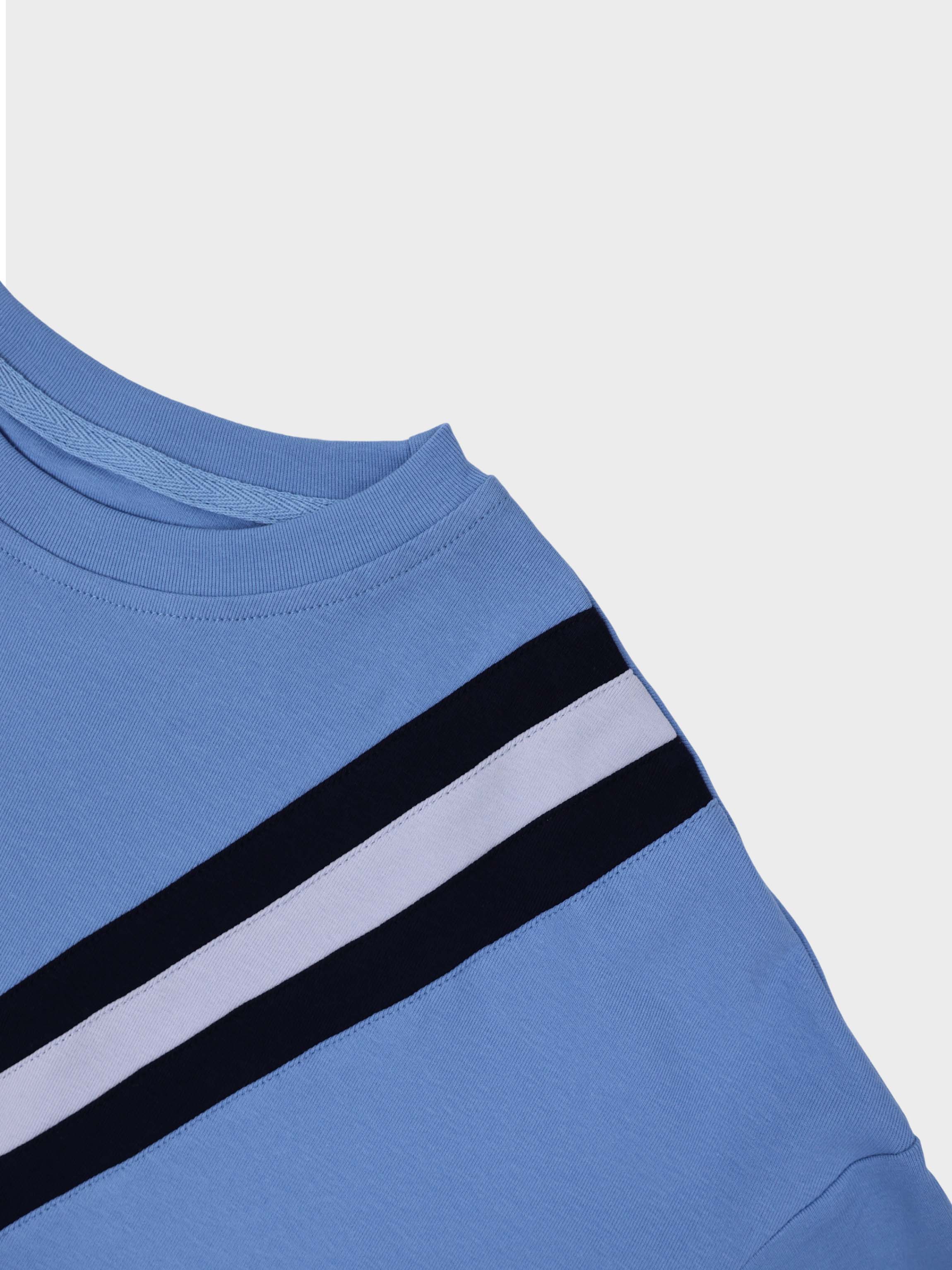 Varsity Bomber-Ocean Blue/Navy