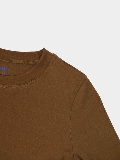 CLASSIC TEE LONG SLEEVE-MOCHA BROWN