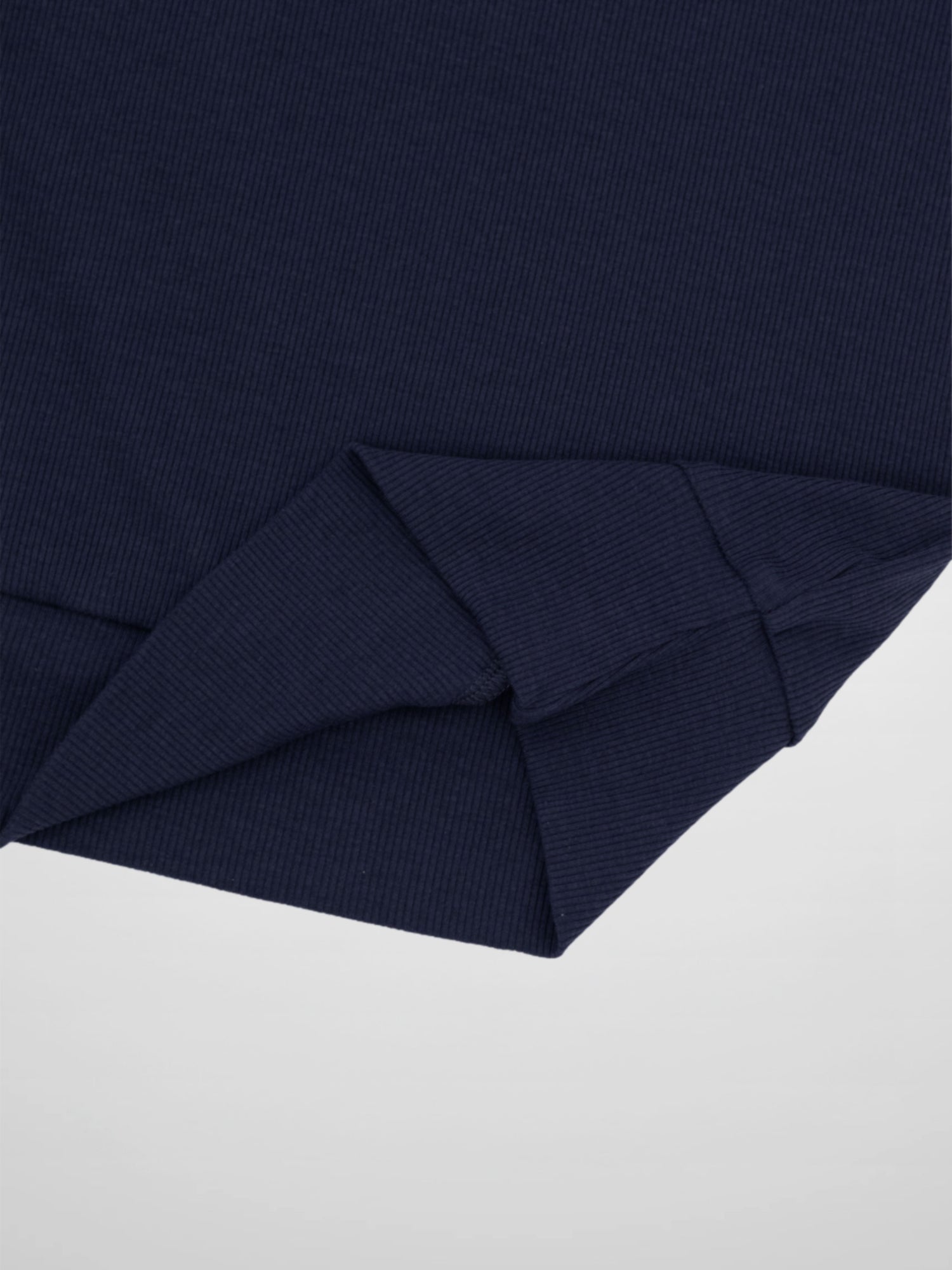 Ribbed Crew Bomber-Navy