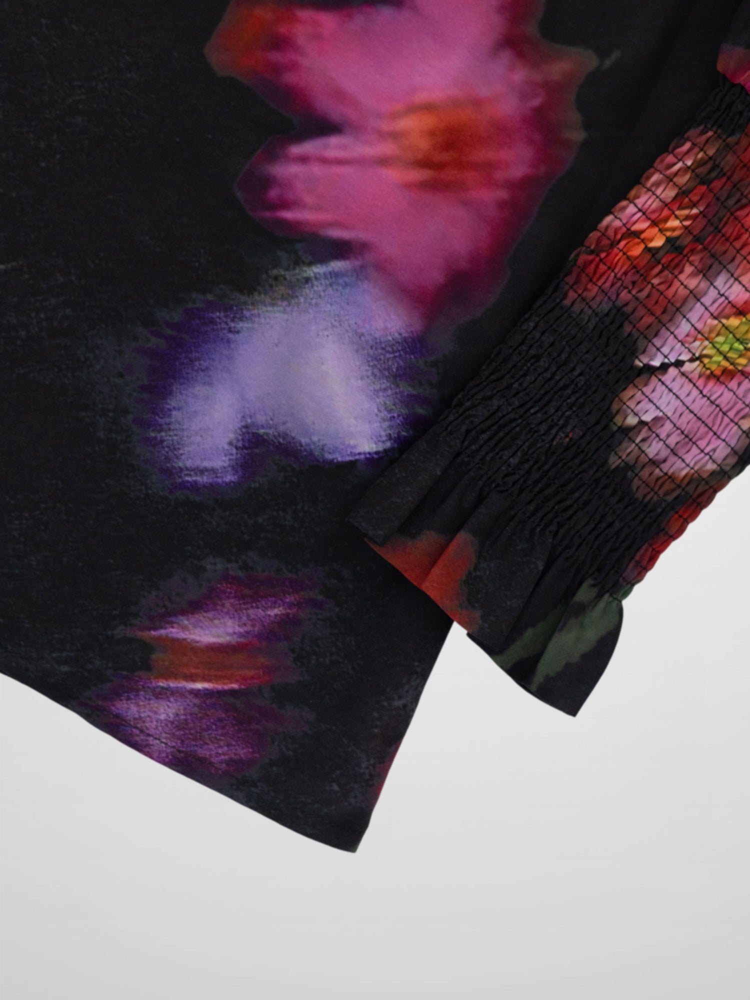 Smocked Blouse-Pink Floral