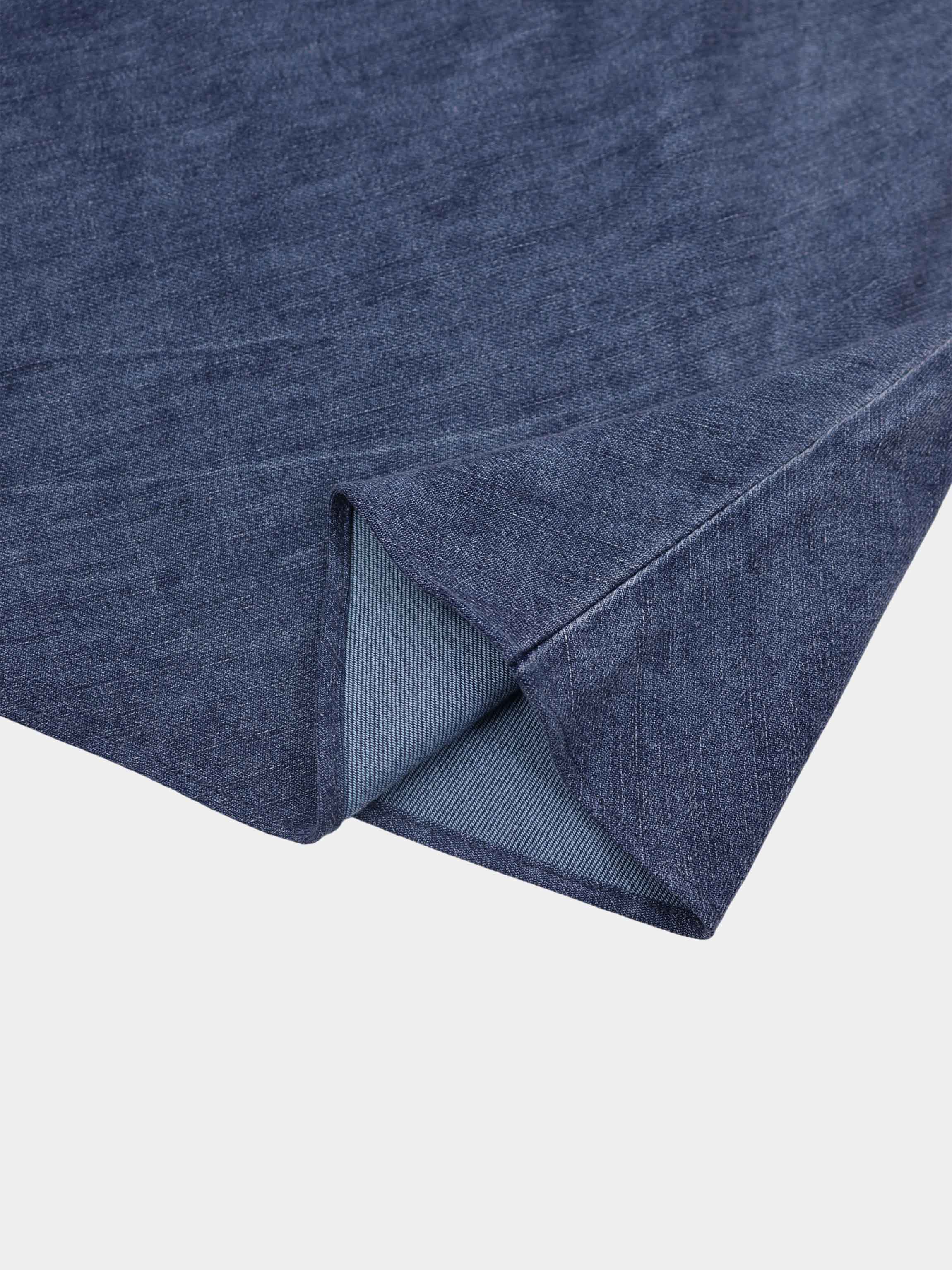 Classic Denim Skirt 37"-Medium Blue