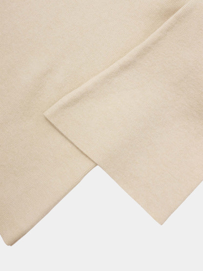 Bell Sleeve Polo-Cream/Black