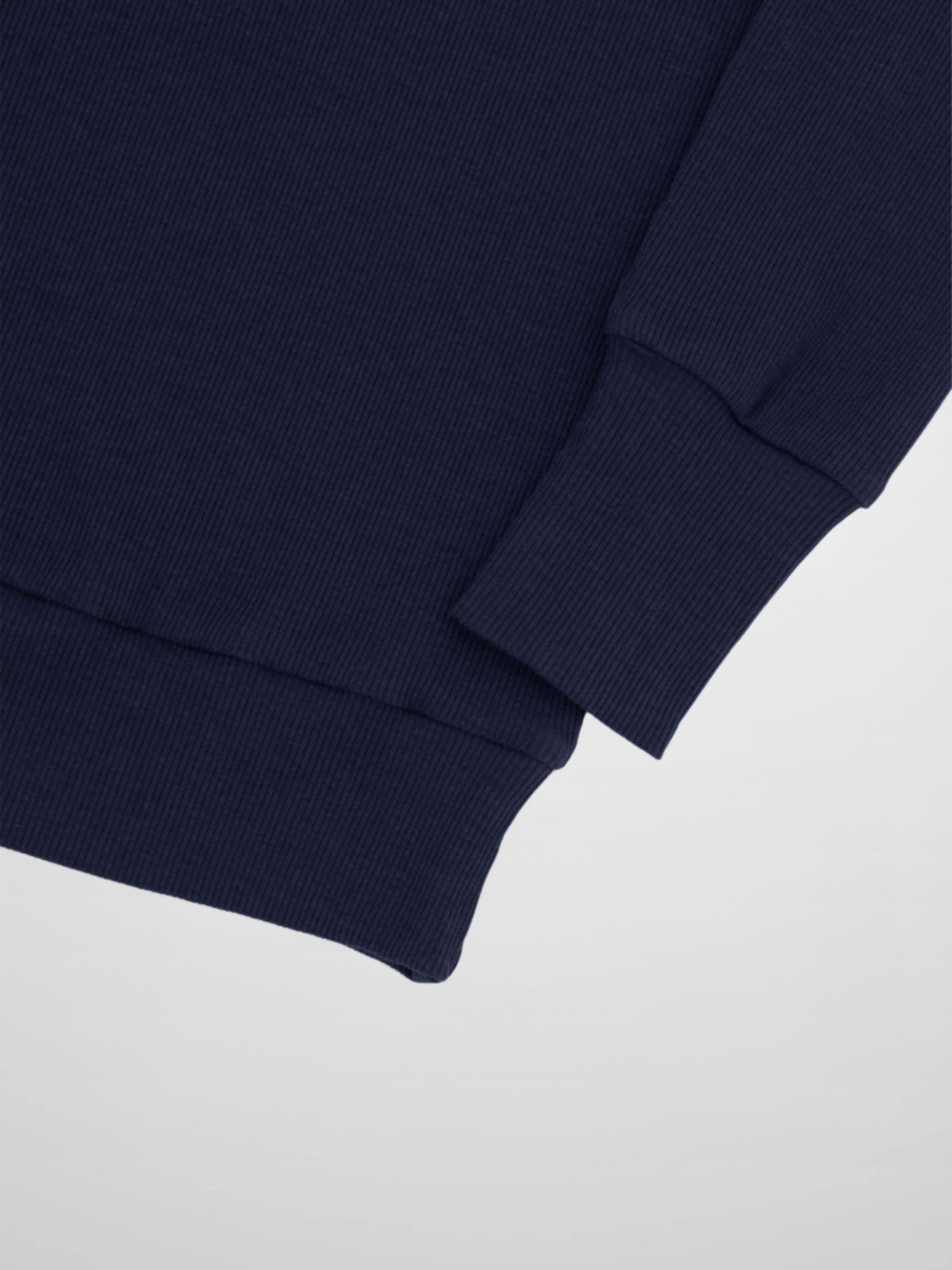 Ribbed Crew Bomber-Navy