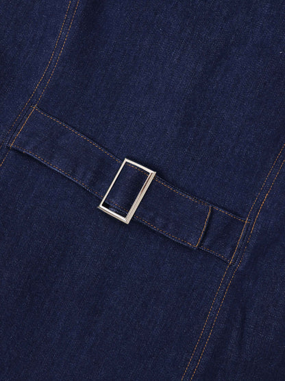 Denim Vest - Dark Blue