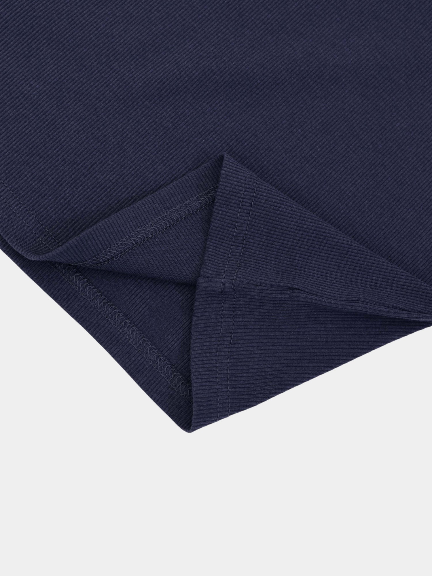 White Collar Polo-Navy
