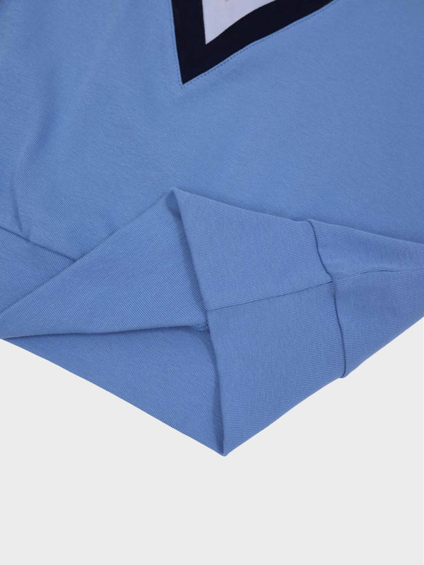 Varsity Bomber-Ocean Blue/Navy