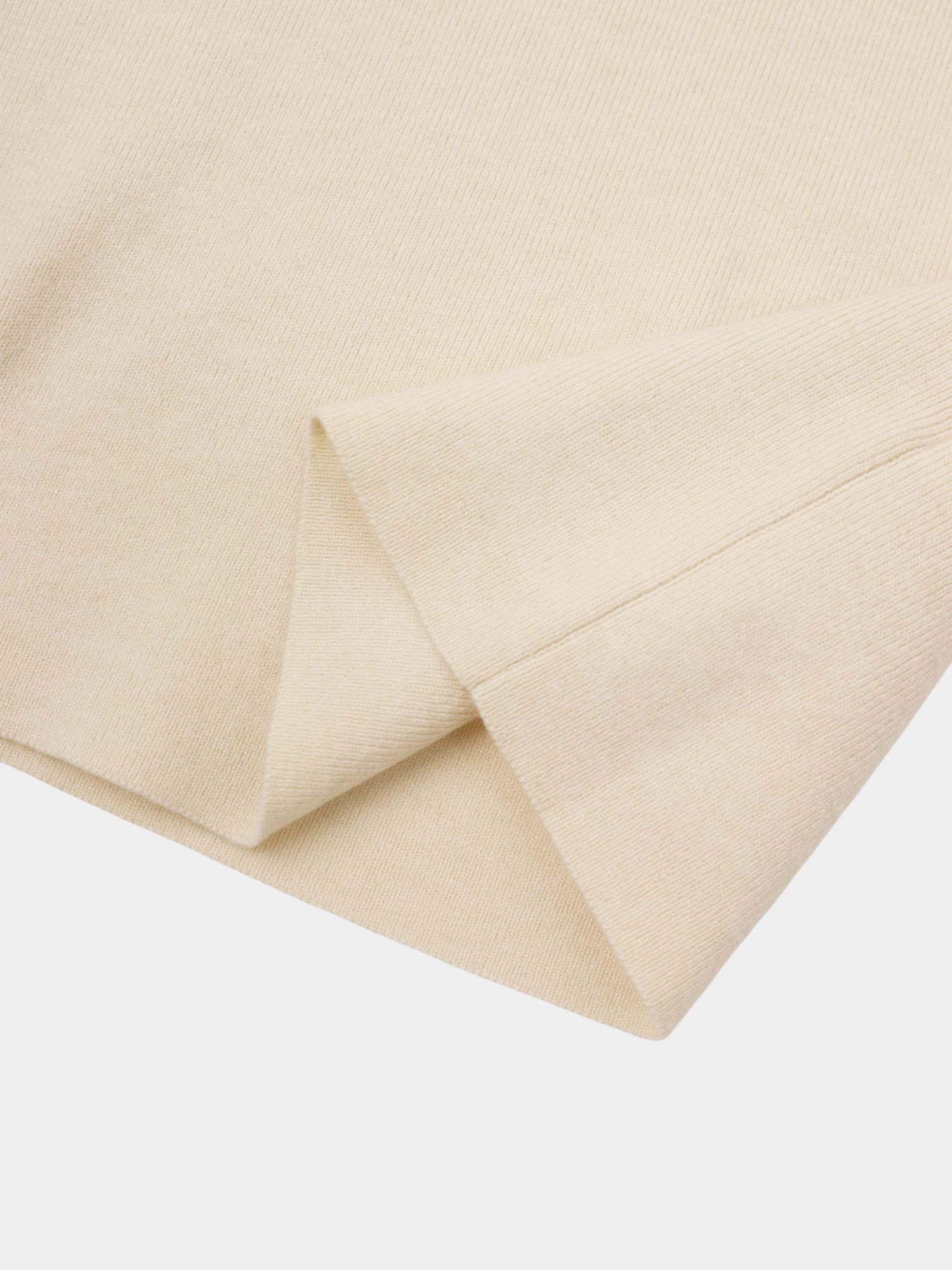 Bell Sleeve Polo-Cream/Black