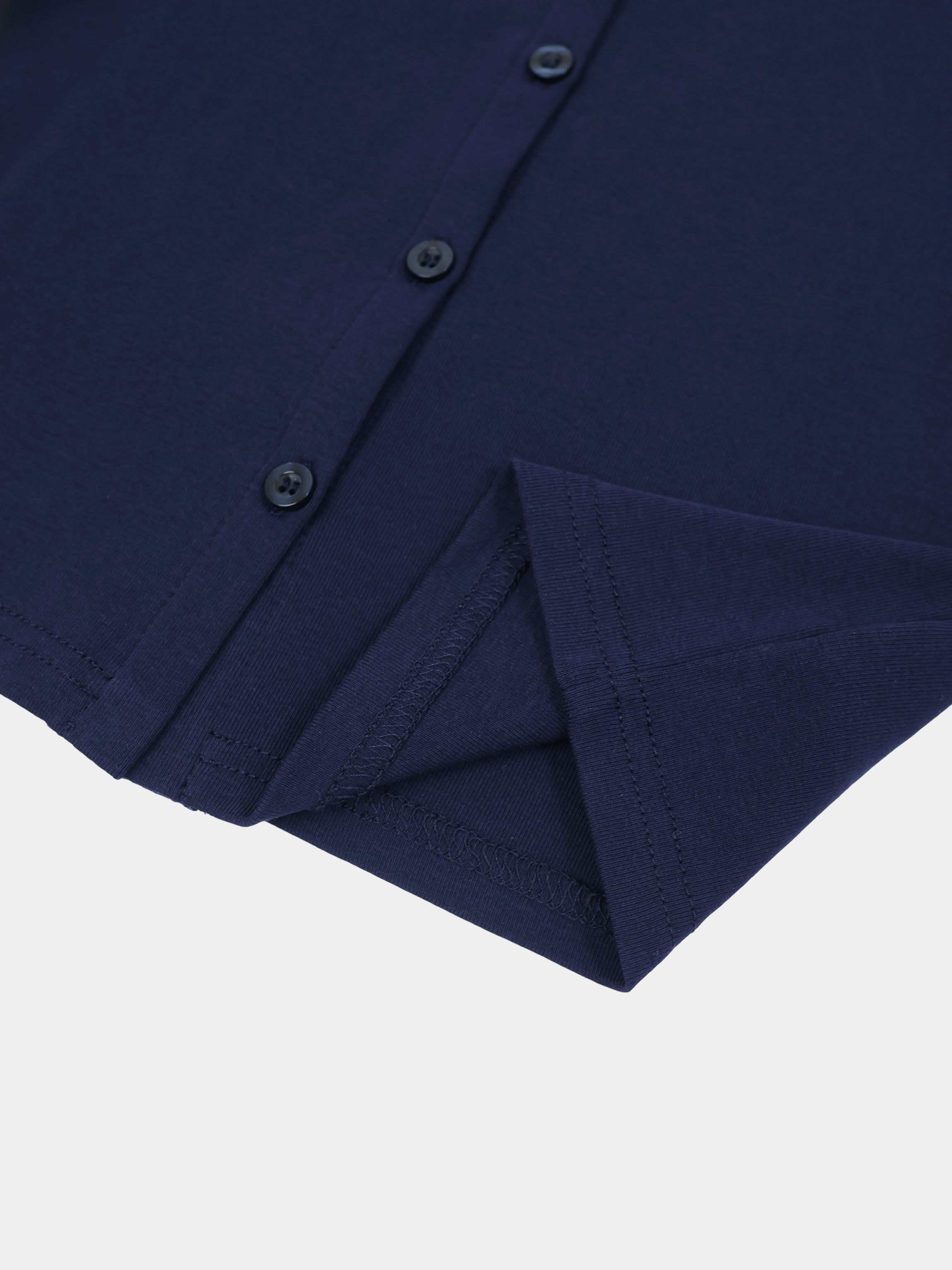 Crop T-Shirt Cardigan-Navy