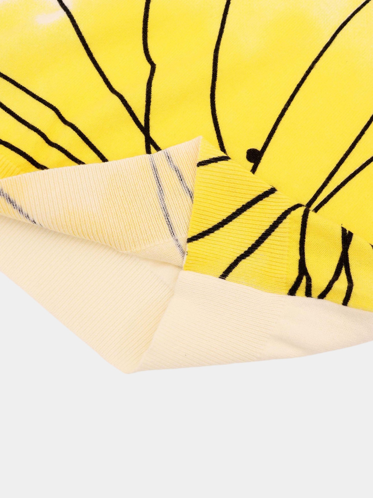 Printed High V Lightweight Sweater-Flower Burst