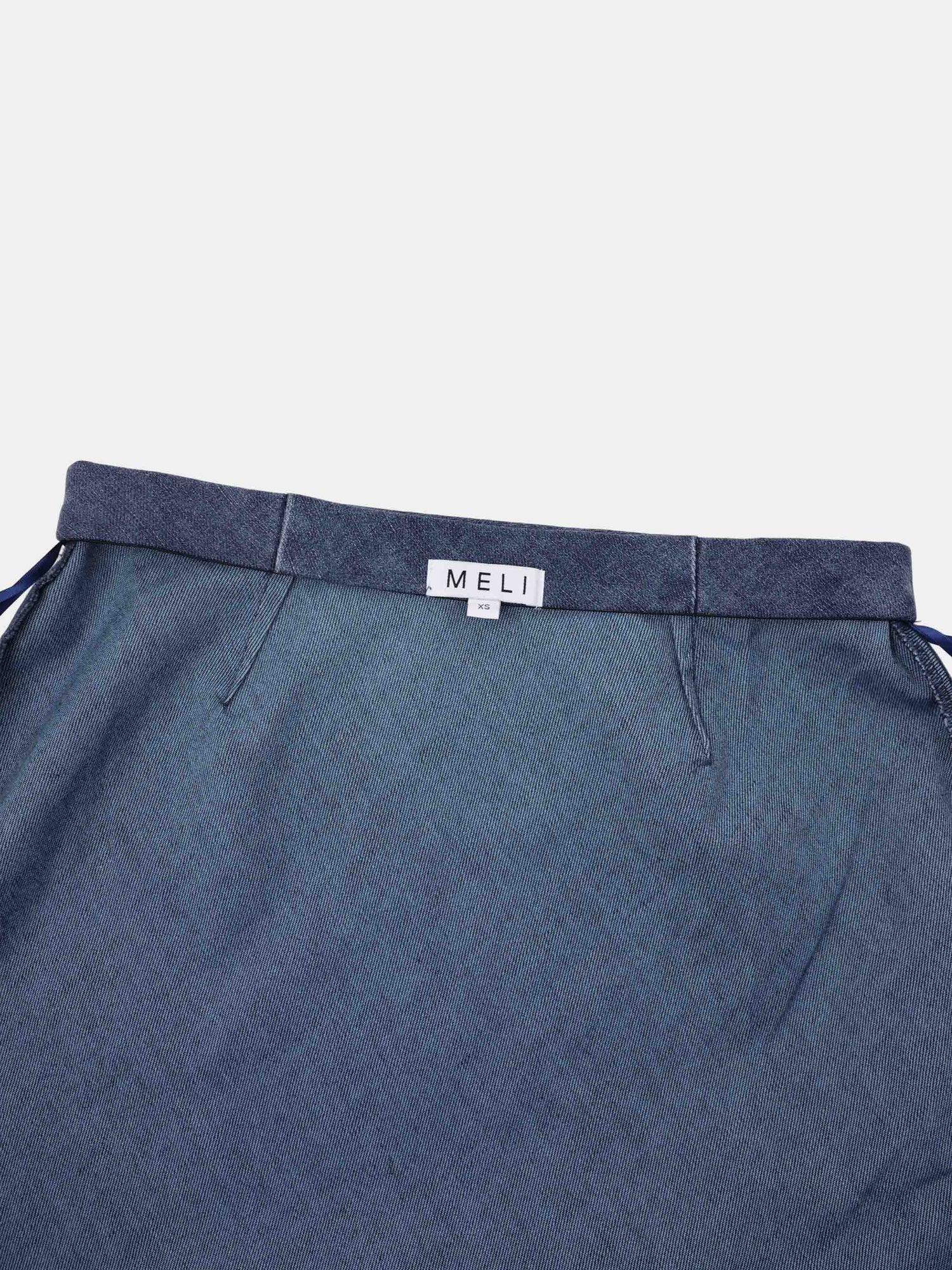 Classic Denim Skirt 37"-Medium Blue