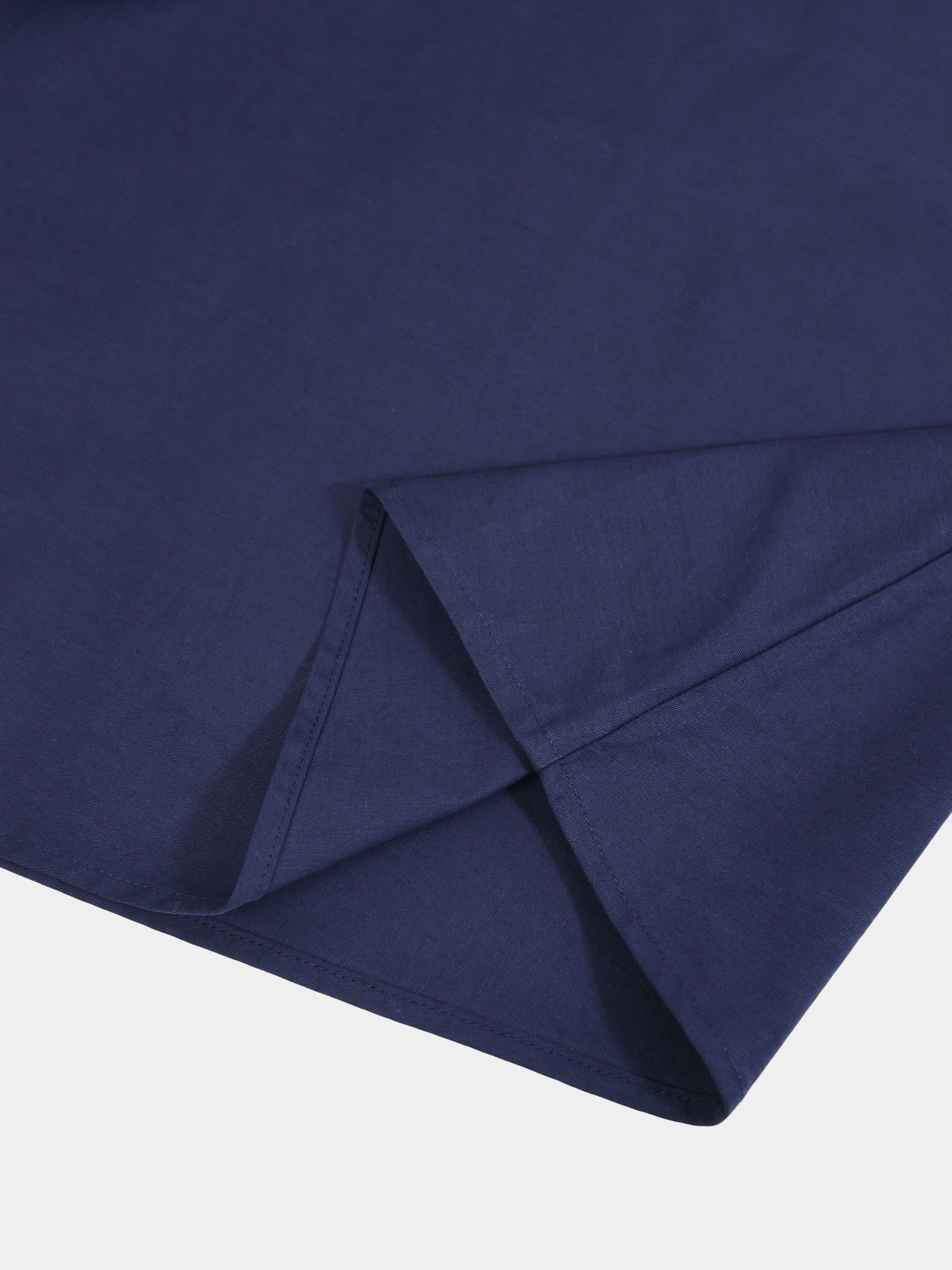 V Gathered Waist Jumper-Navy