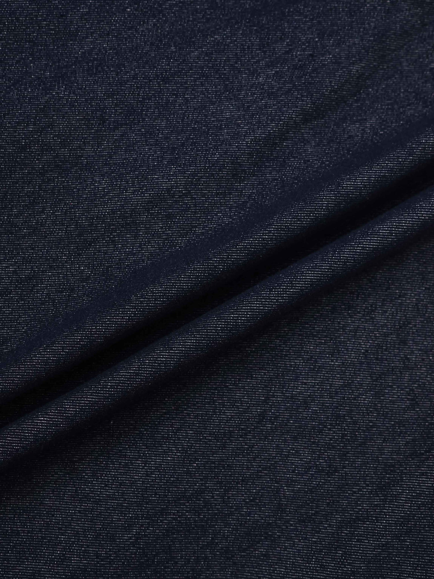 High Waisted Denim Dress - Dark Blue