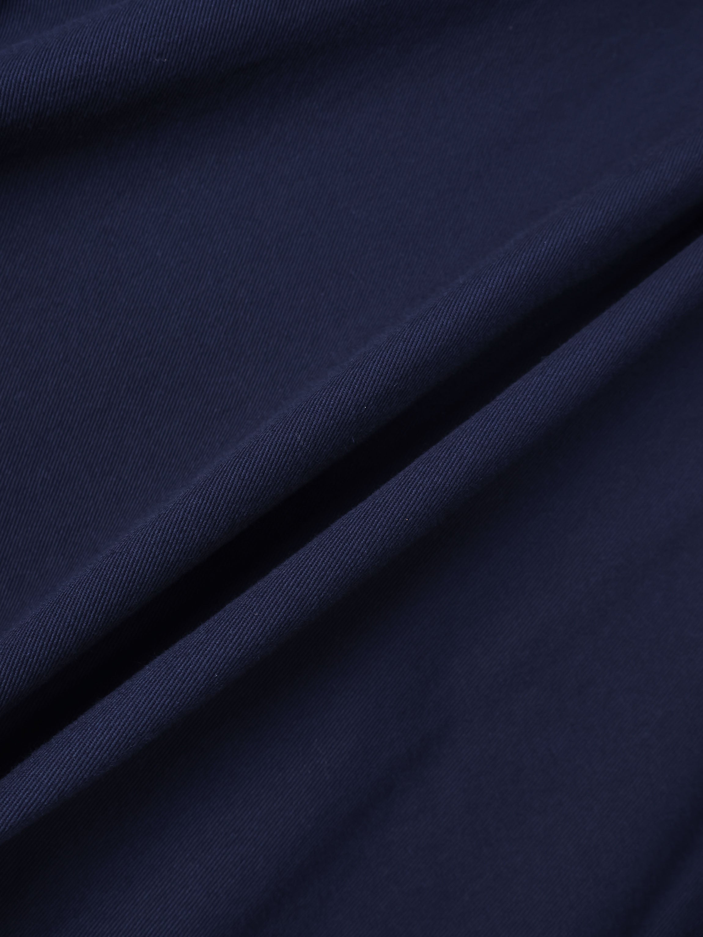 Twill Trumpet Skirt-Navy