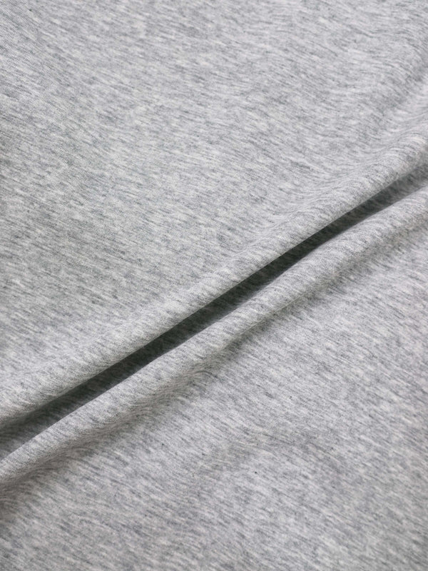 Waist Tie Button Down T-Shirt Dress-Heather Grey