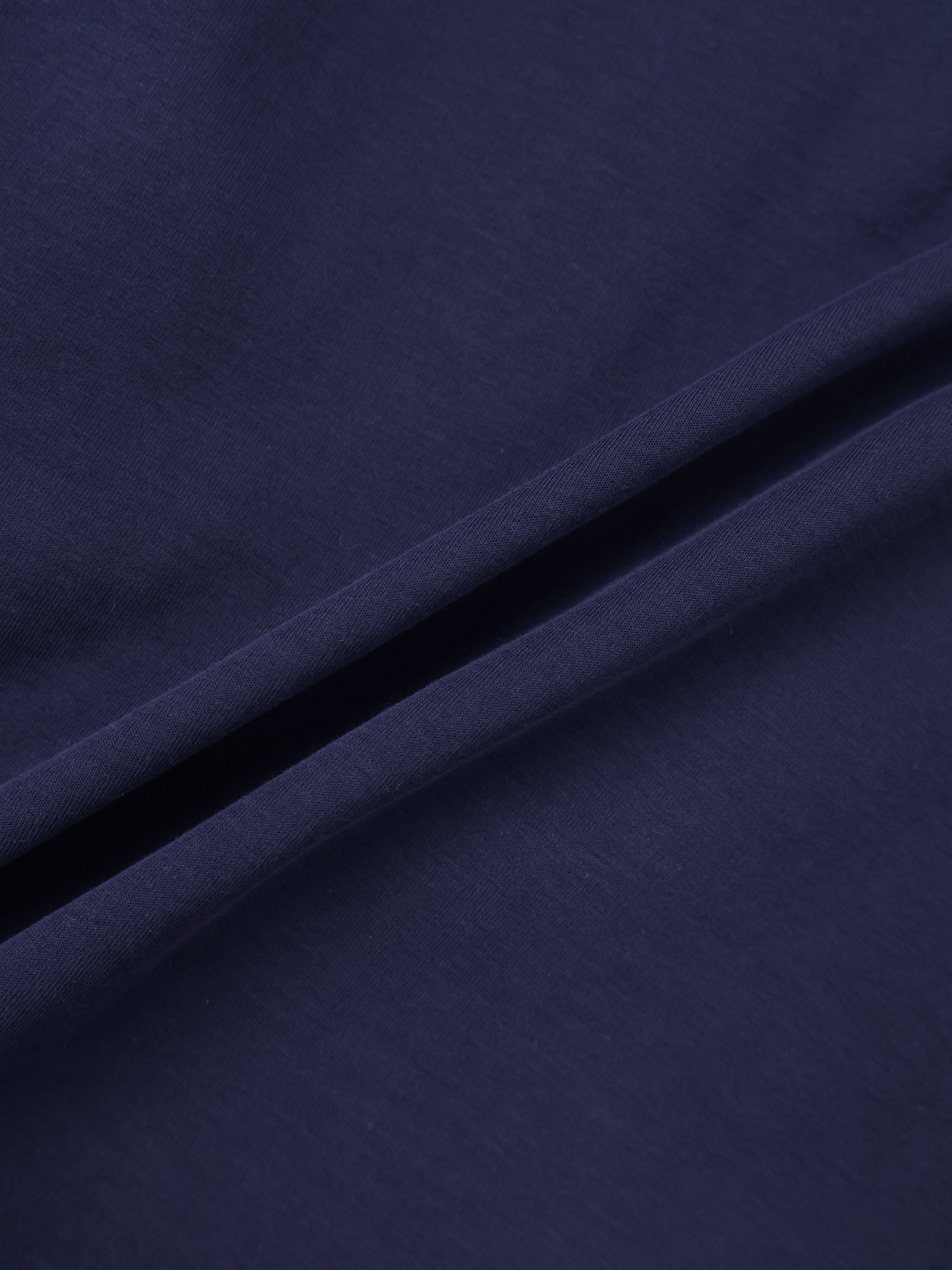 Waist Tie Button Down T-Shirt-Navy