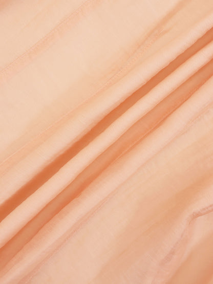 High V Neck Blouse-Oatmeal